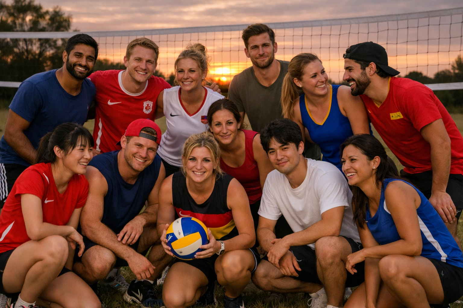 Social Outdoor Volleyball