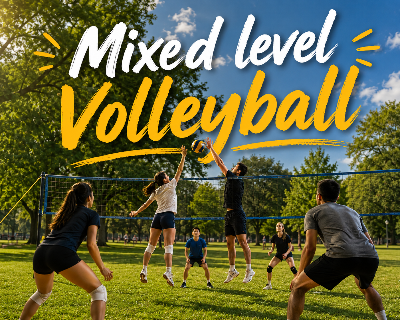 Social Outdoor Volleyball Mixed-level