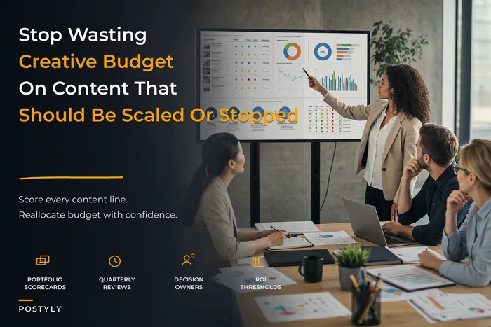 Avoid wasted creative spend with a content portfolio governance model