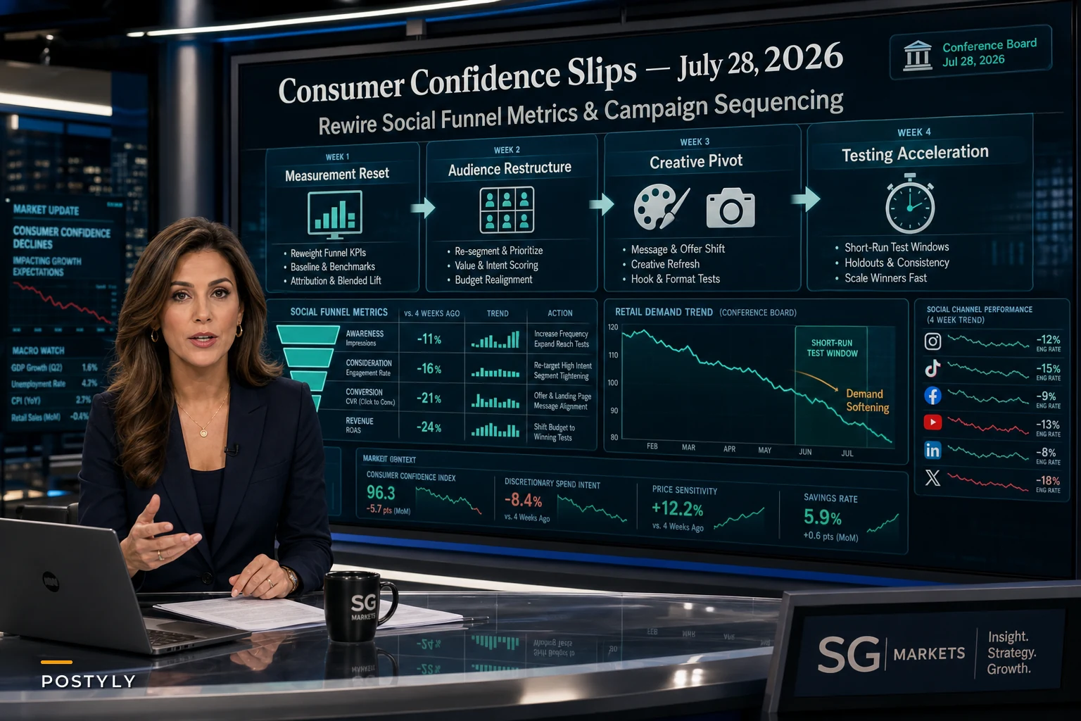 Consumer Confidence Slips: Rewire Your Social Funnel Metrics and Campaign Sequencing