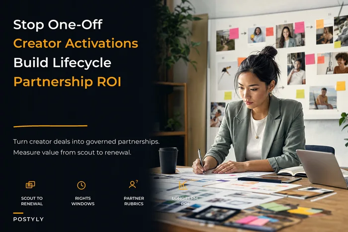 Creator and influencer lifecycle strategy for enterprise teams