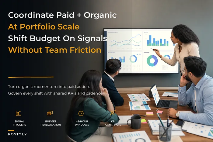 Integrated paid-and-organic portfolio strategy for marketing teams