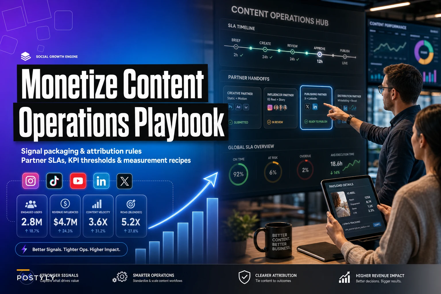 Social content monetization playbook for operational teams