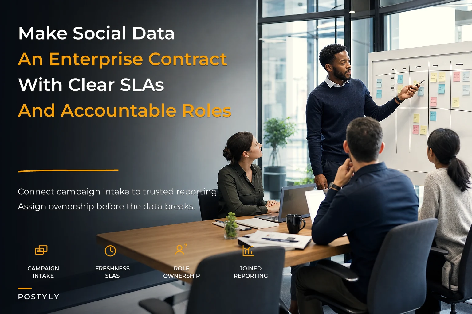 Social data operating model for the enterprise