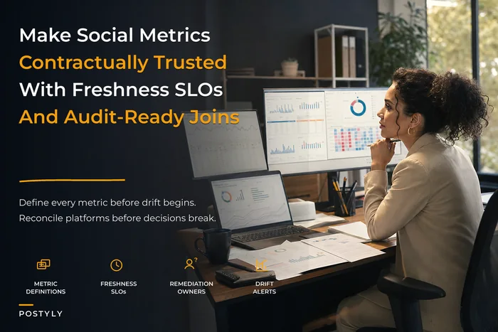 Social metric contracts and SLOs for measurement trust