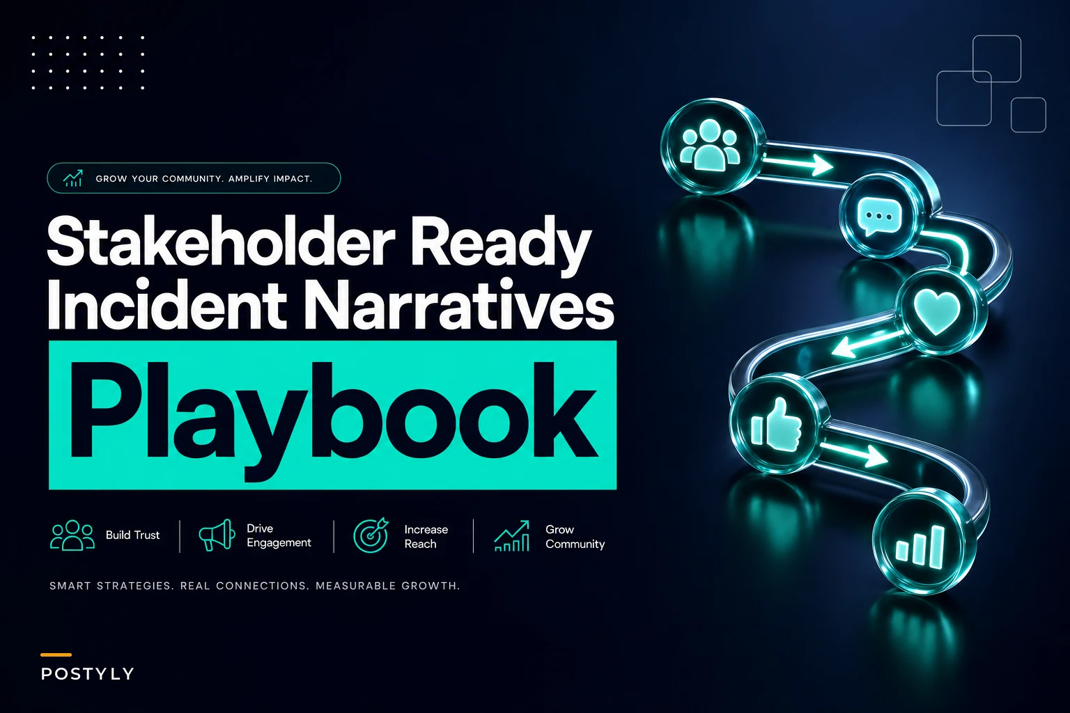 Stakeholder-ready incident narratives for social performance drops