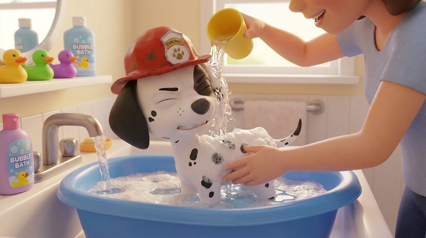 Washing my body and hair