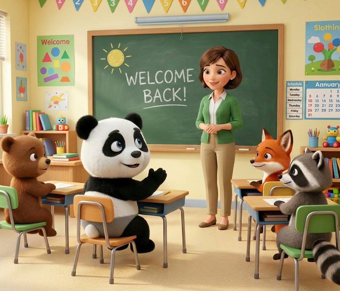 My teacher comes back
