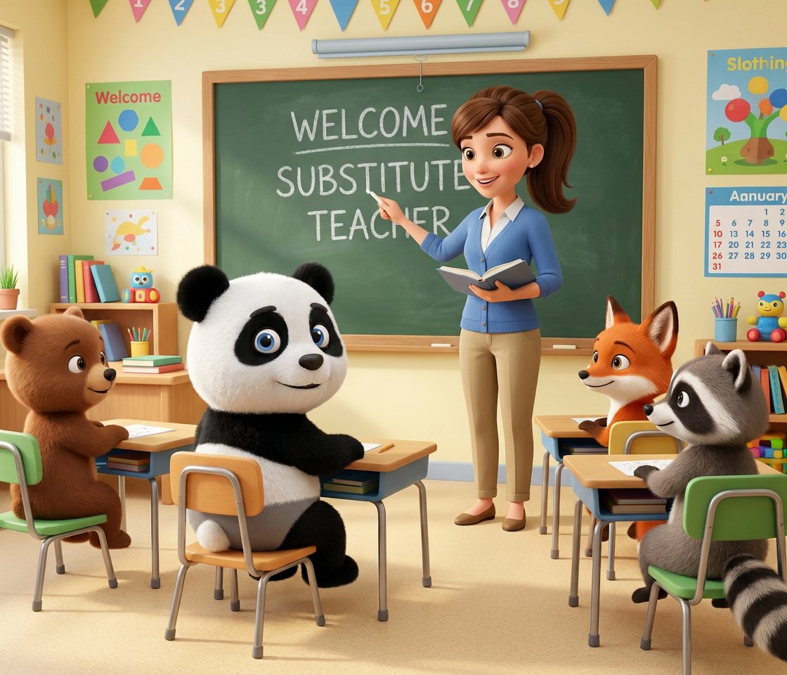 When a Substitute Teacher Comes