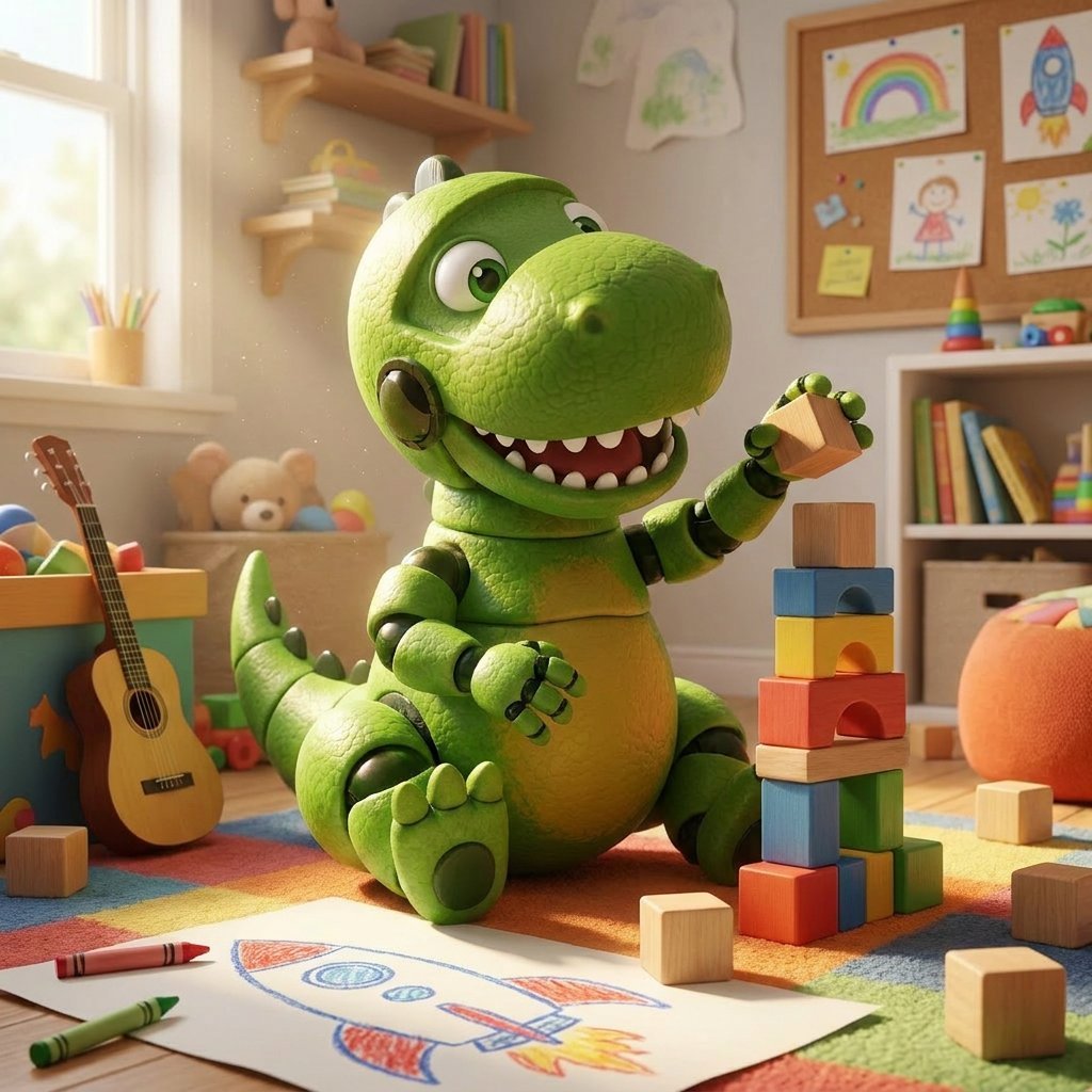 Rory, one of the Whizkid characters, reading a book