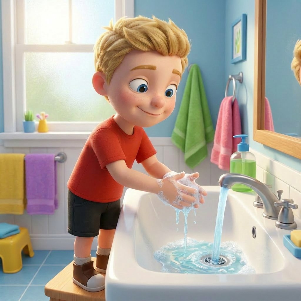 Washing step by step