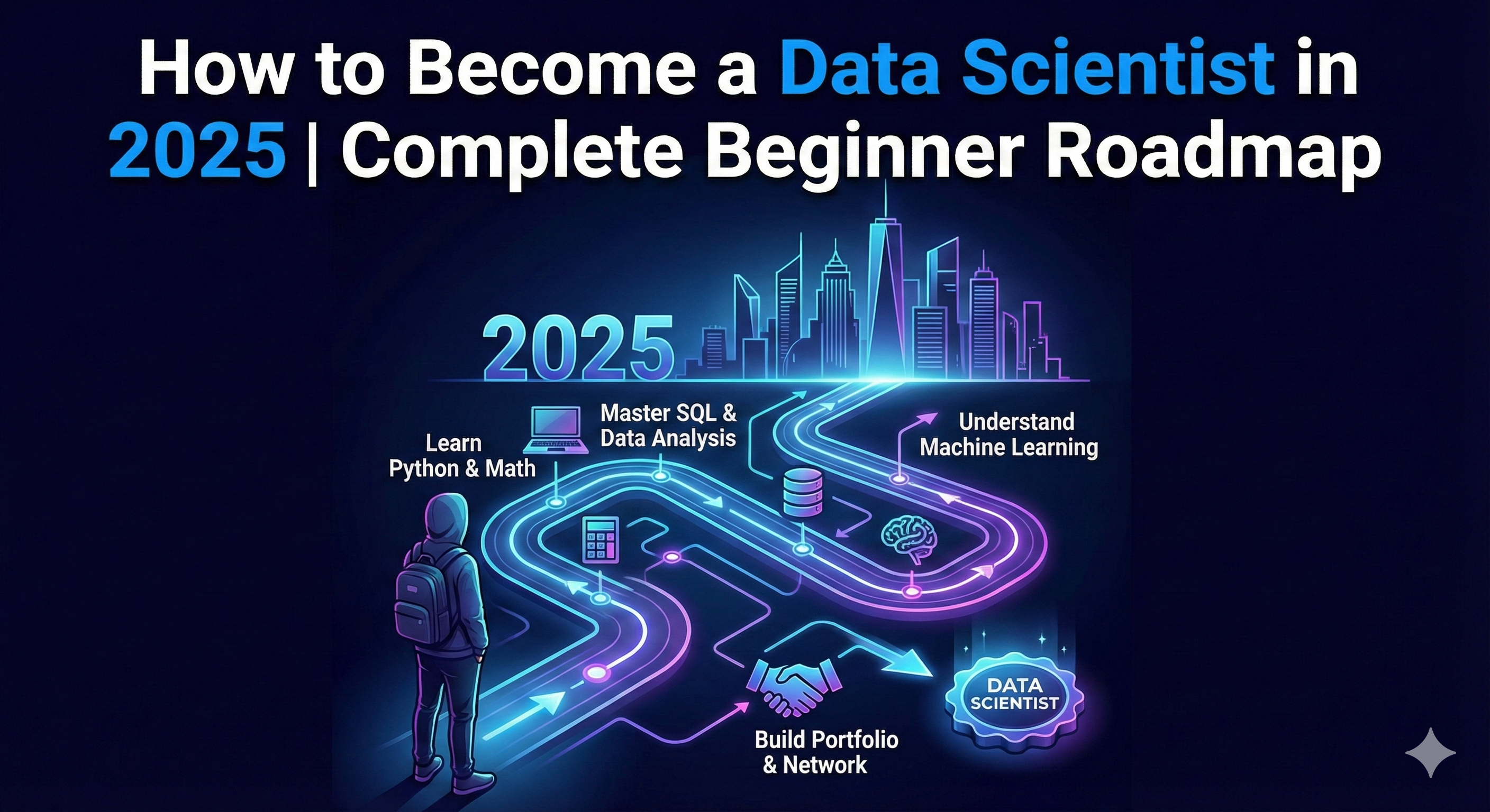 How to Become a Data Scientist in 2025: Complete Roadmap for Beginners
