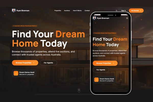 Screenshot of Real Estate App