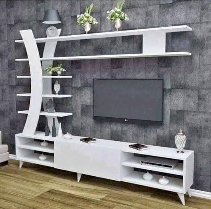 STRIPPED MODERN TV STAND
