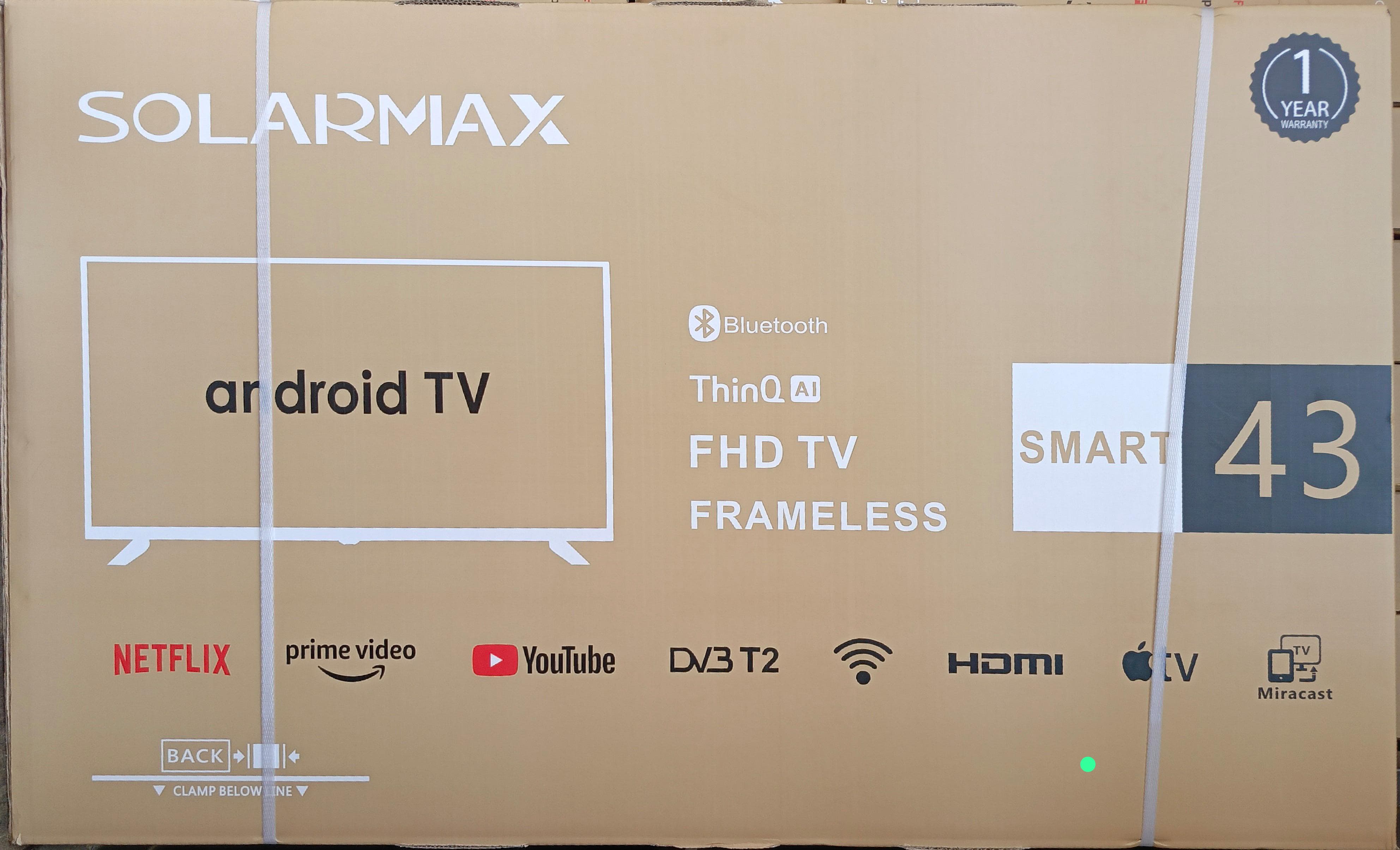 SOLARMAX 43" SMART TV 