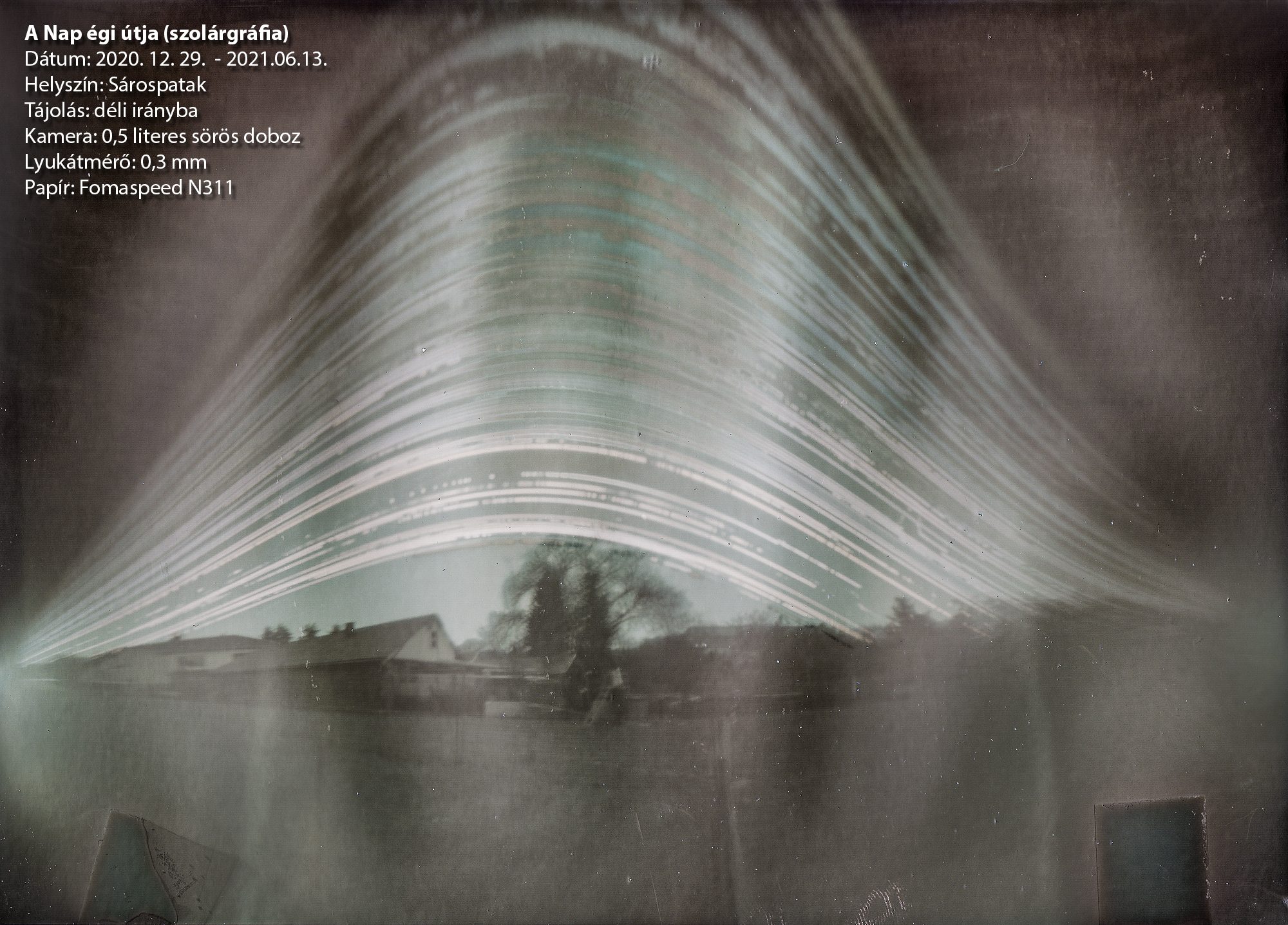 Mounted on a fence (double solarcan test)