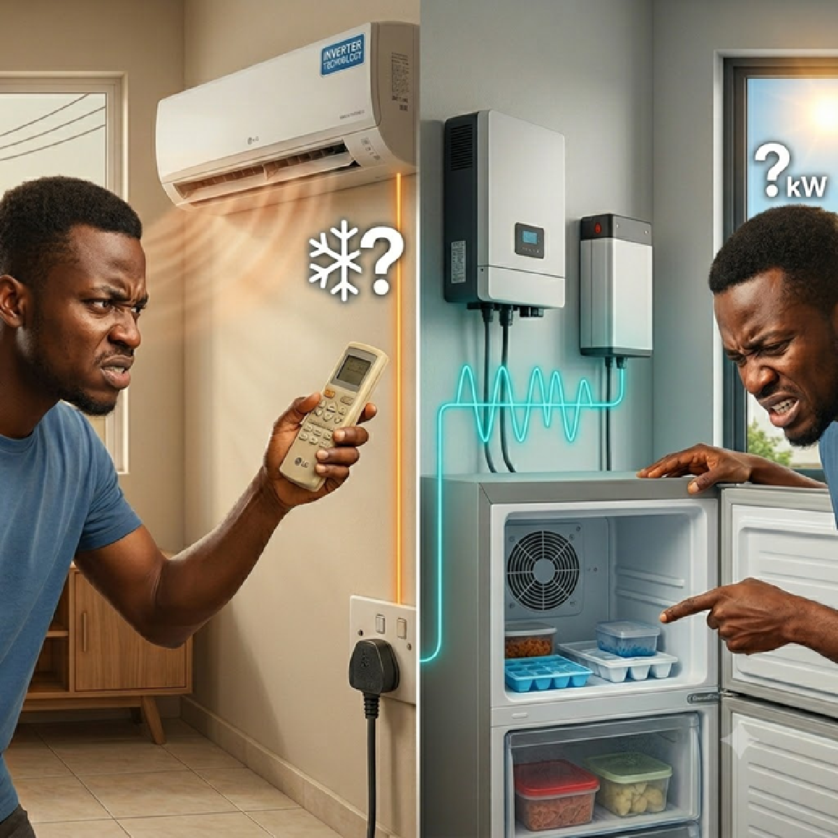 Solar vs Grid Electricity: Why Your Fridge, Freezer or AC May Not Cool Properly on Solar