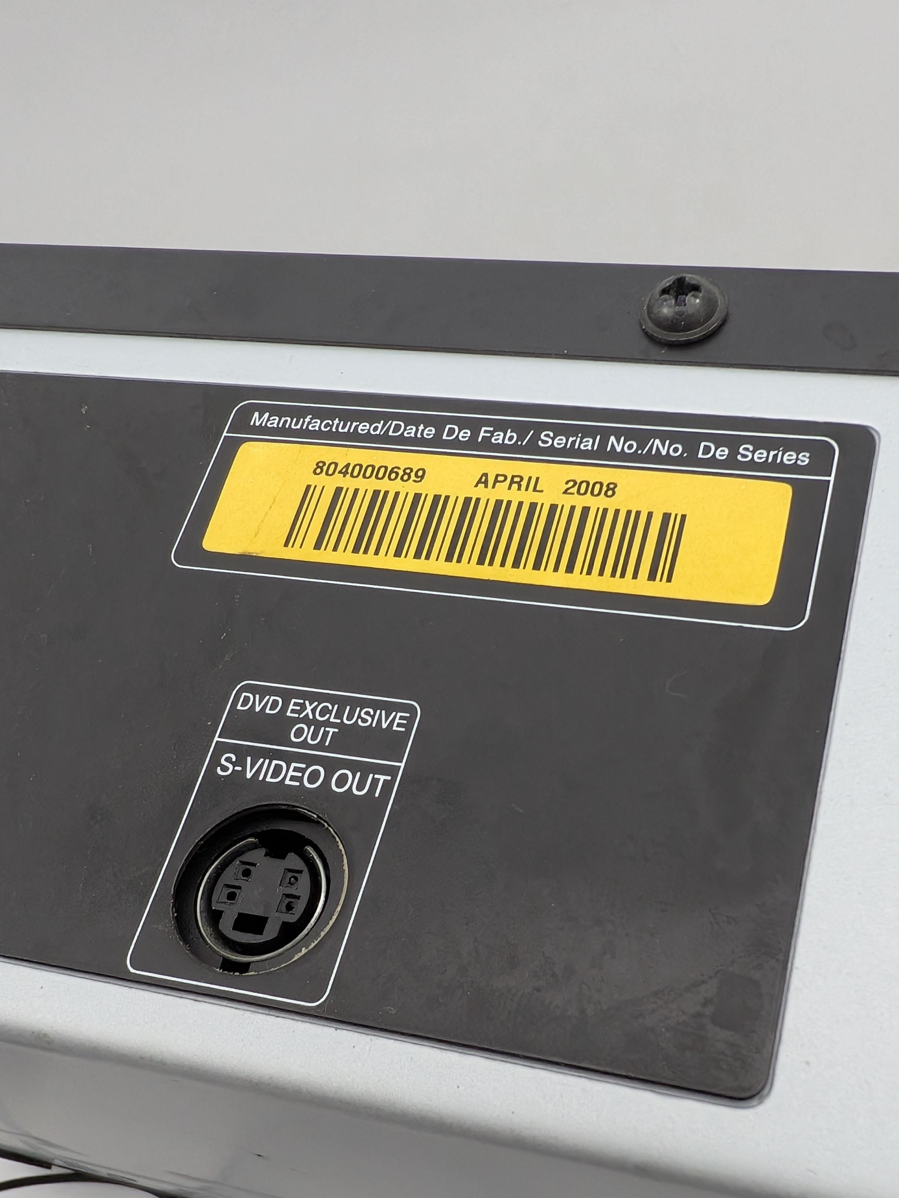 NEC NDT-44A DVD Player / VCR Combo — Lot 024, photograph 5