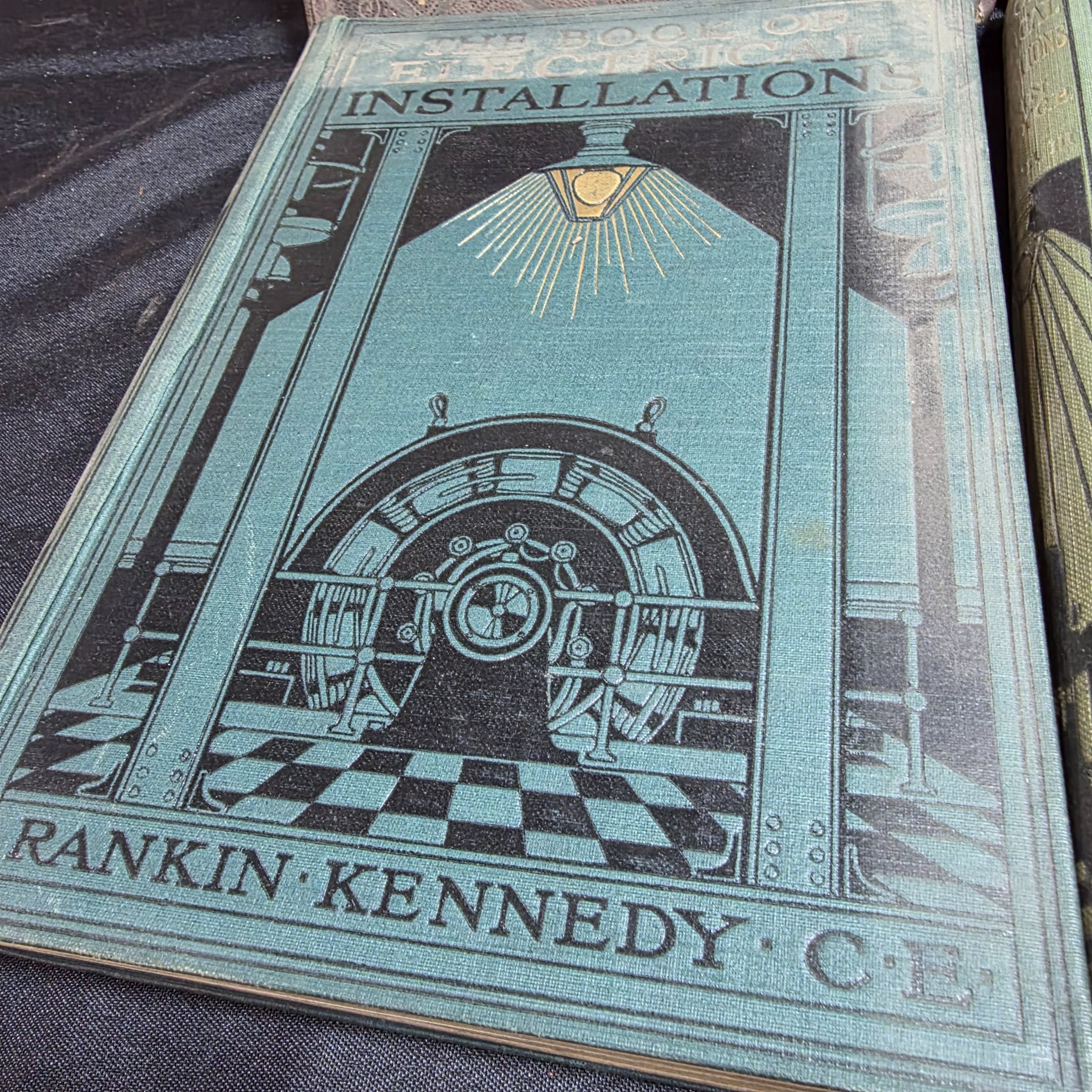 Set of Four Antique Science and Engineering Books: Chemistry and Electrical Installations — Lot 141, photograph 4