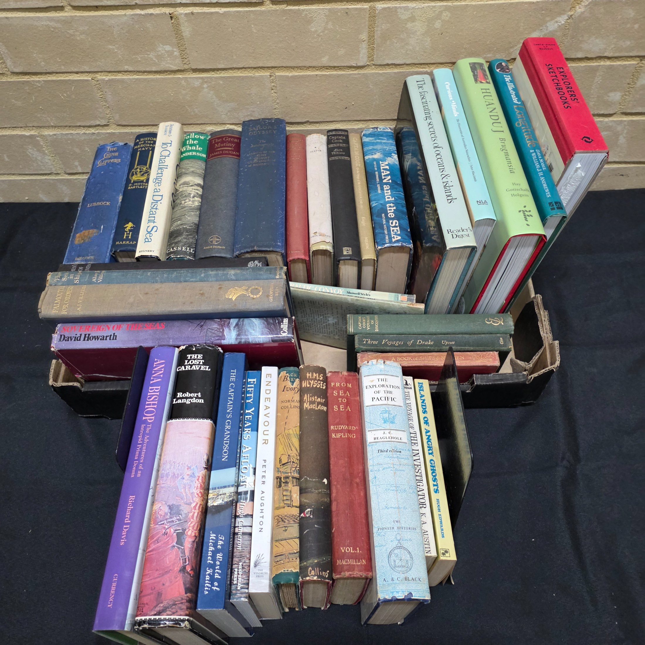 Collection of Vintage and Antique Maritime & Exploration Books — Lot 153, photograph 1