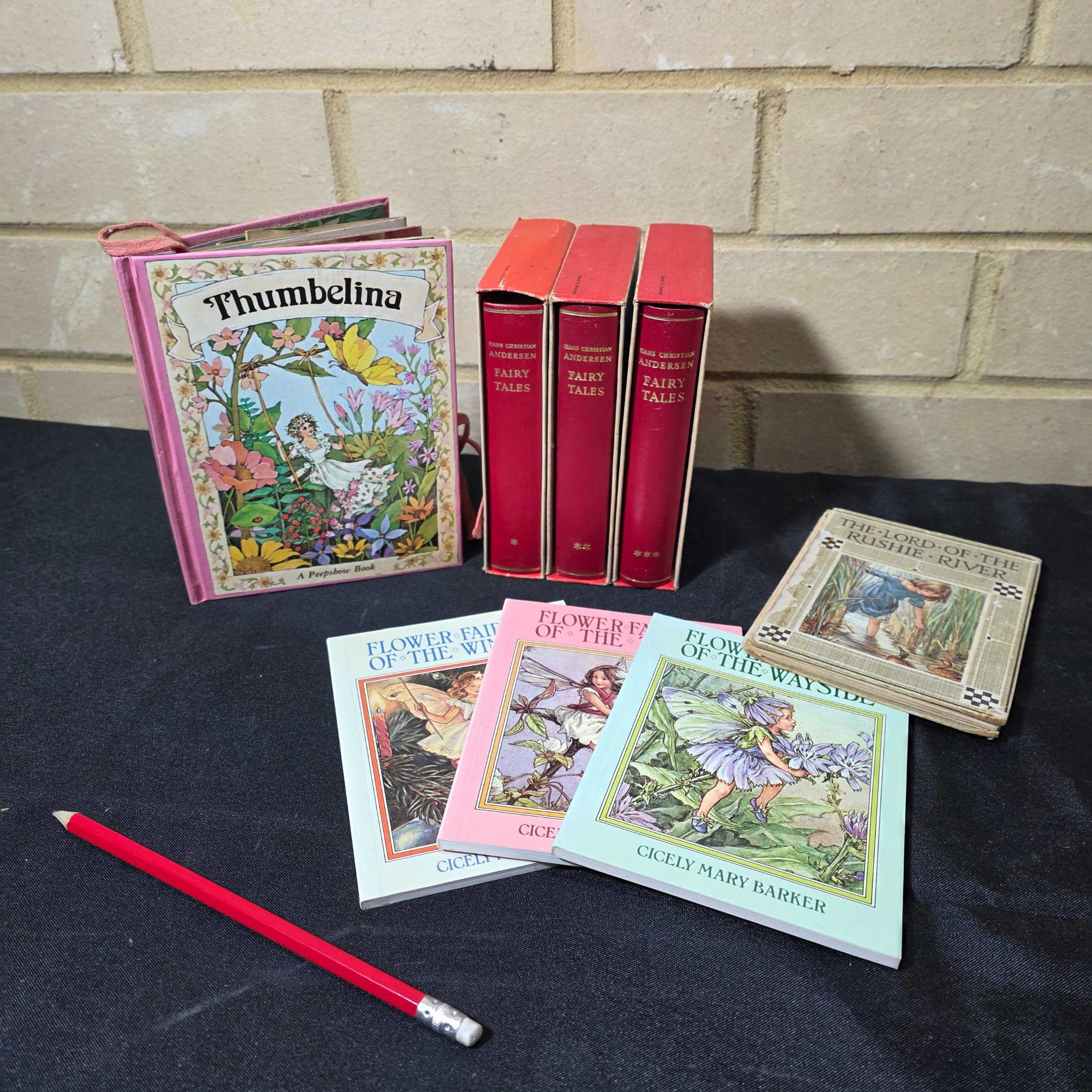 Collection of Vintage Children's Fairy Tale Books including Hans Christian Andersen, Cicely Mary Barker, and a Peepshow Edition — Lot 154, photograph 1