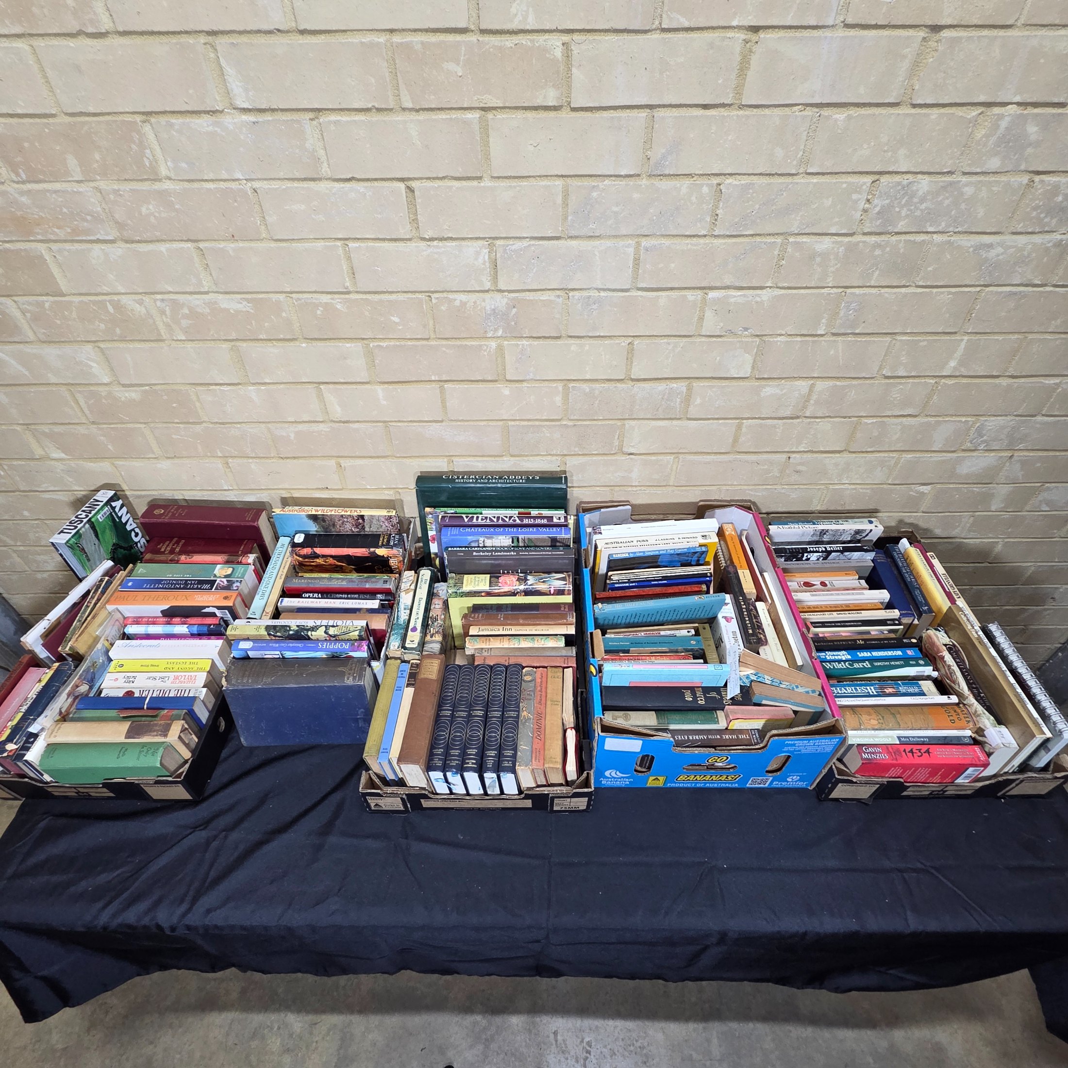 Large Lot of Assorted Books, Mixed Genres and Eras — Lot 157, photograph 1