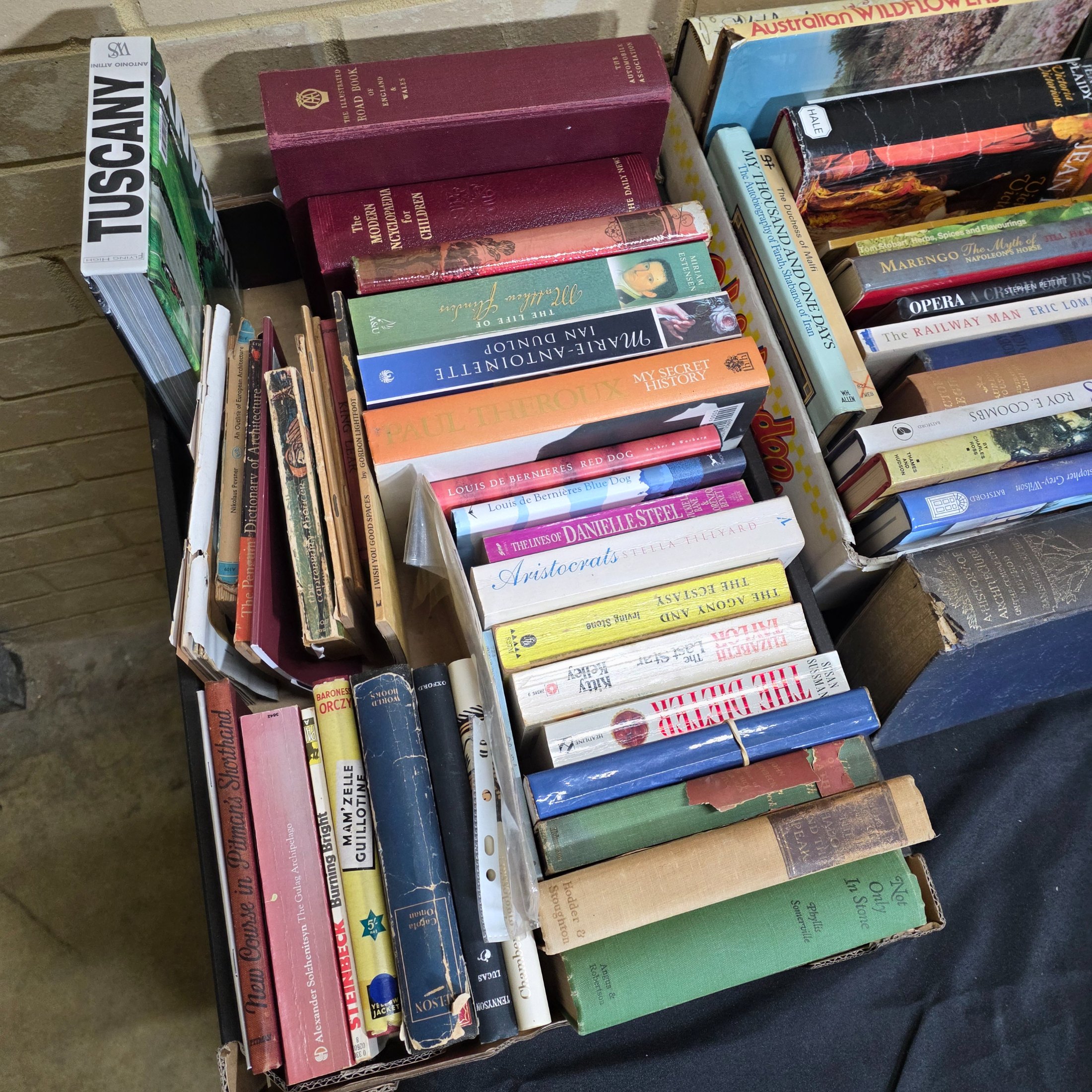 Large Lot of Assorted Books, Mixed Genres and Eras — Lot 157, photograph 2