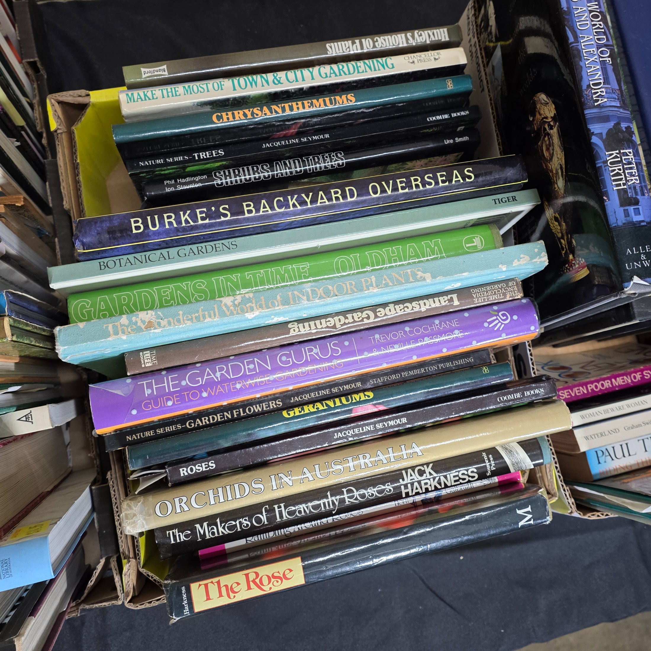 Large Lot of Assorted Hardcover and Paperback Books (5 boxes) — Lot 159, photograph 3