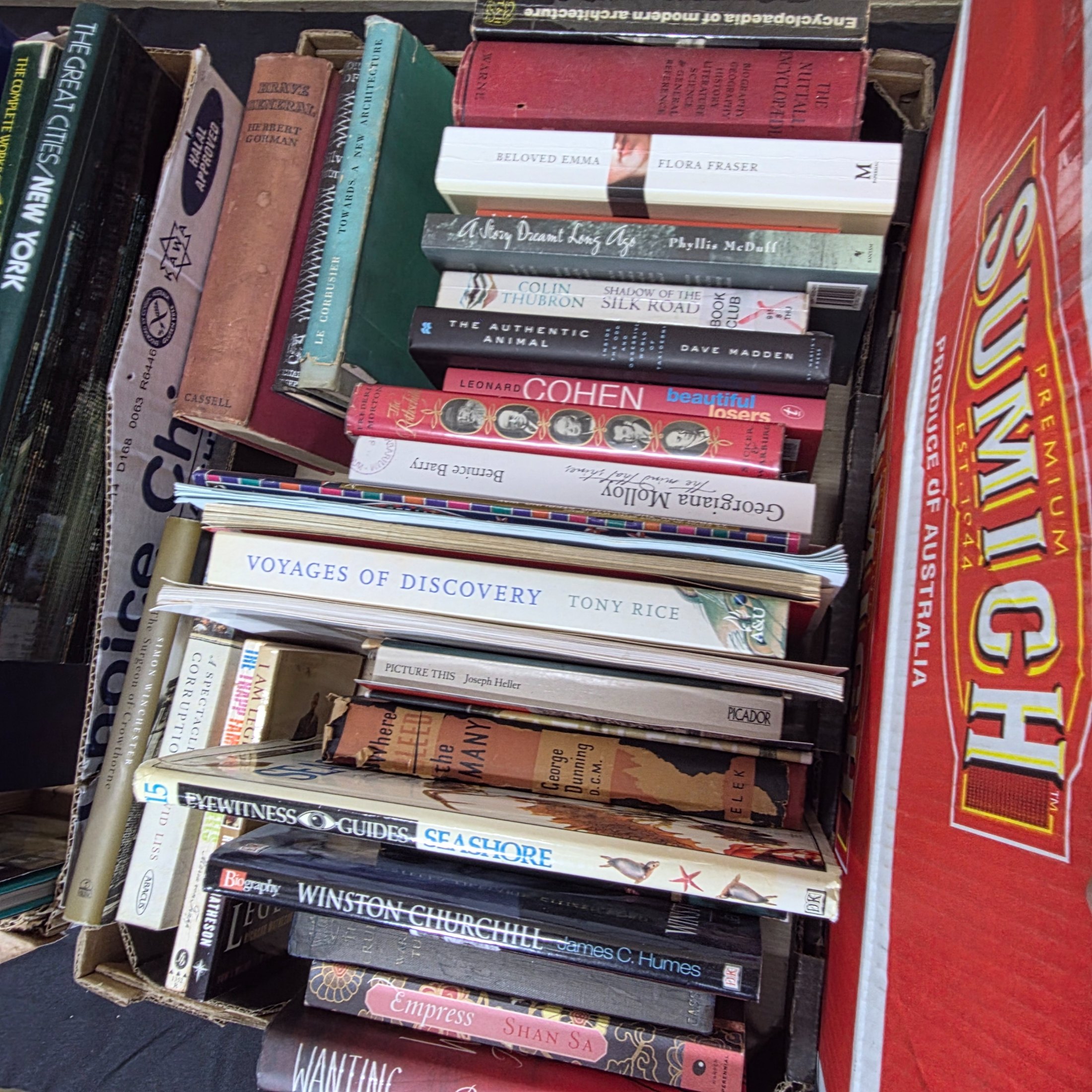 Large Lot of Assorted Hardcover and Paperback Books (5 boxes) — Lot 159, photograph 5