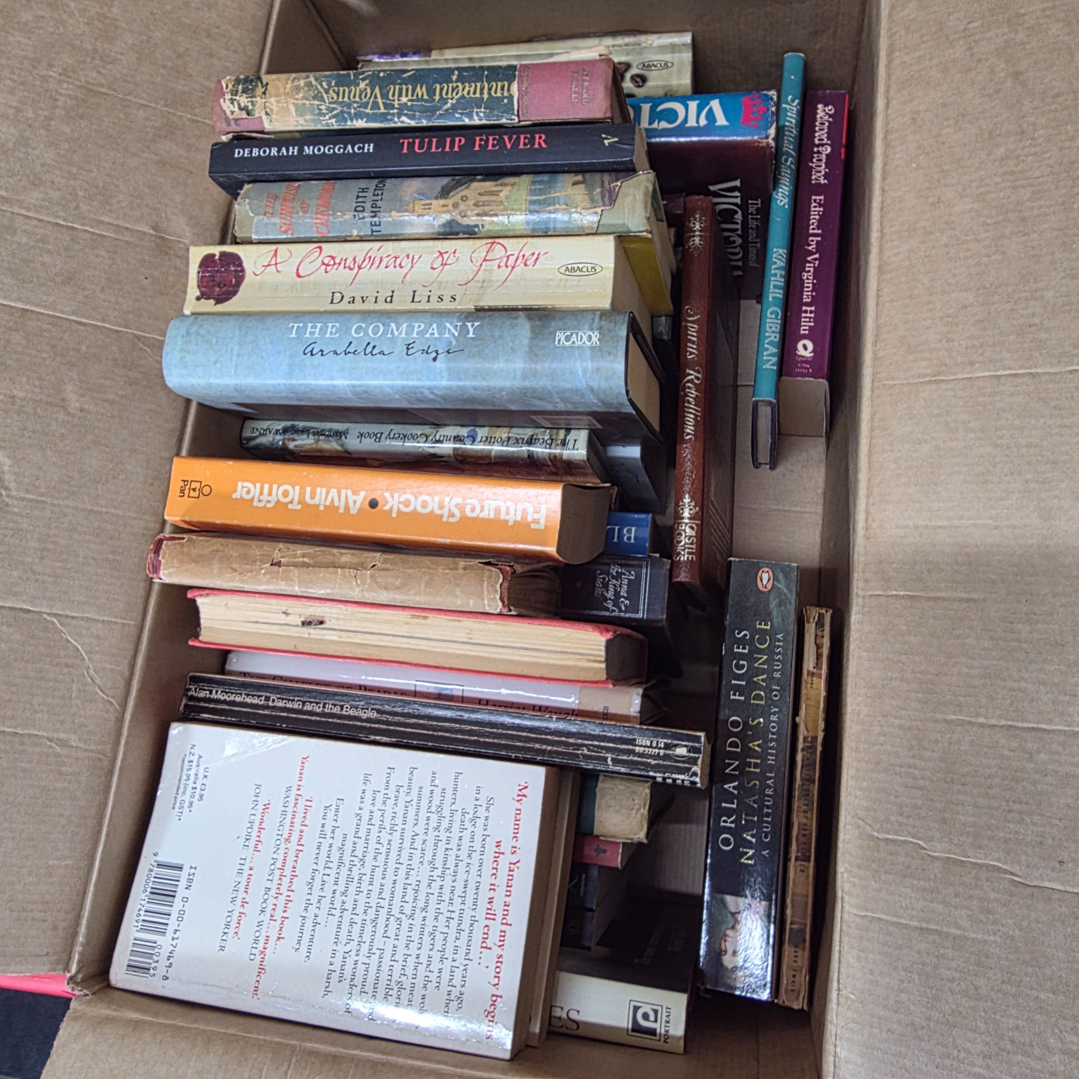 Large Lot of Assorted Hardcover and Paperback Books (5 boxes) — Lot 159, photograph 6