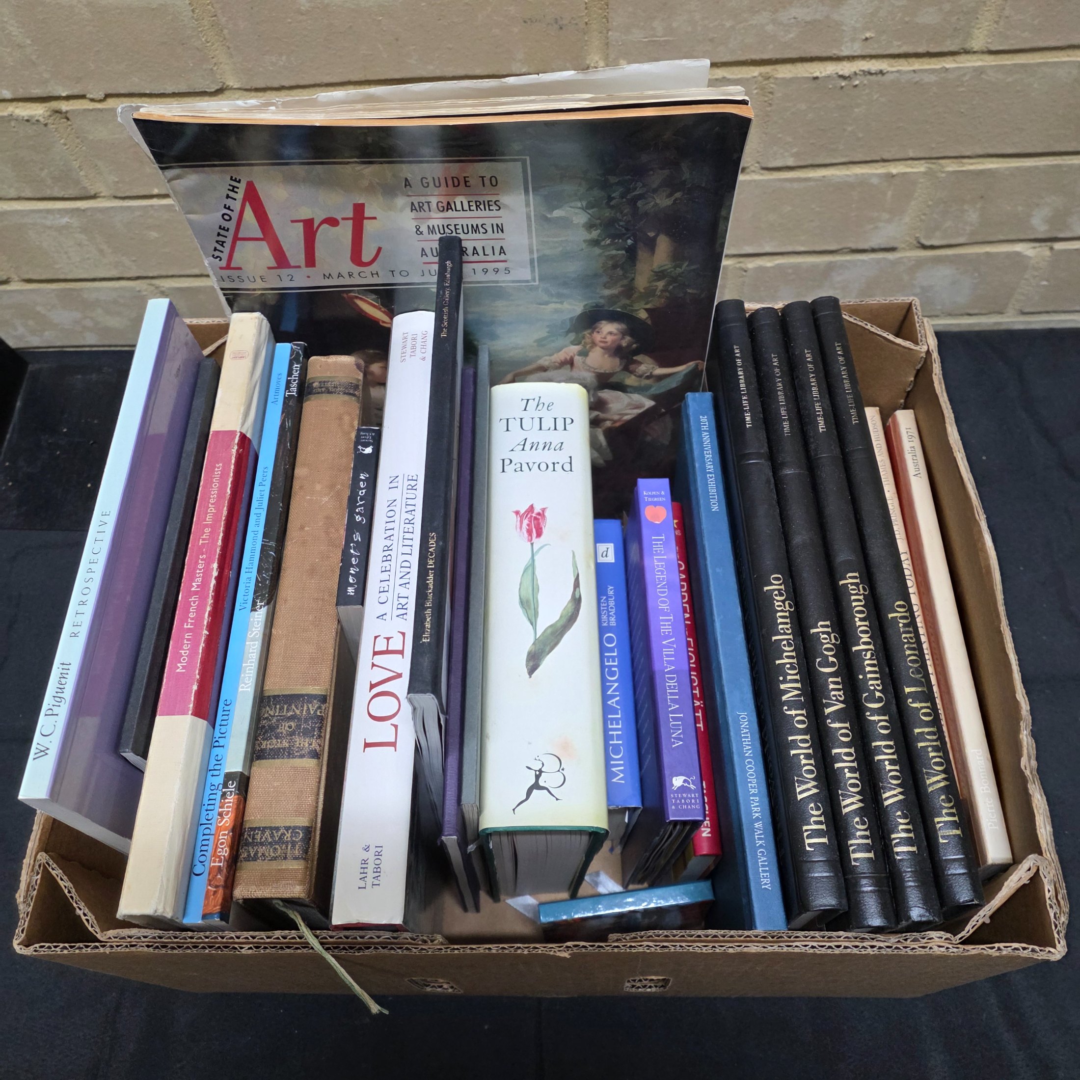 Lot of Assorted Art History and Artist Monograph Books — Lot 169, photograph 1