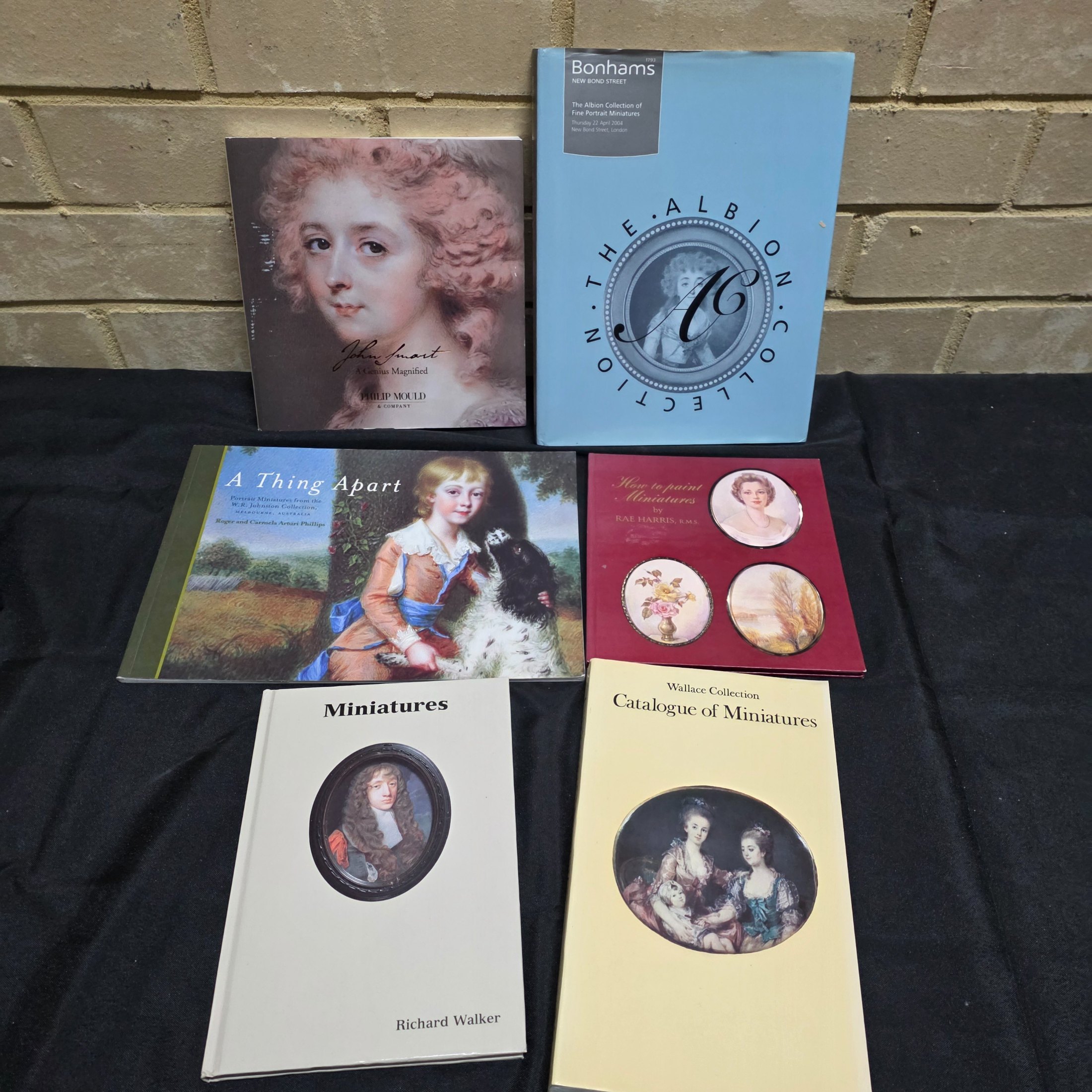 Lot of 6 Books on Portrait Miniatures and Painting — Lot 174, photograph 1
