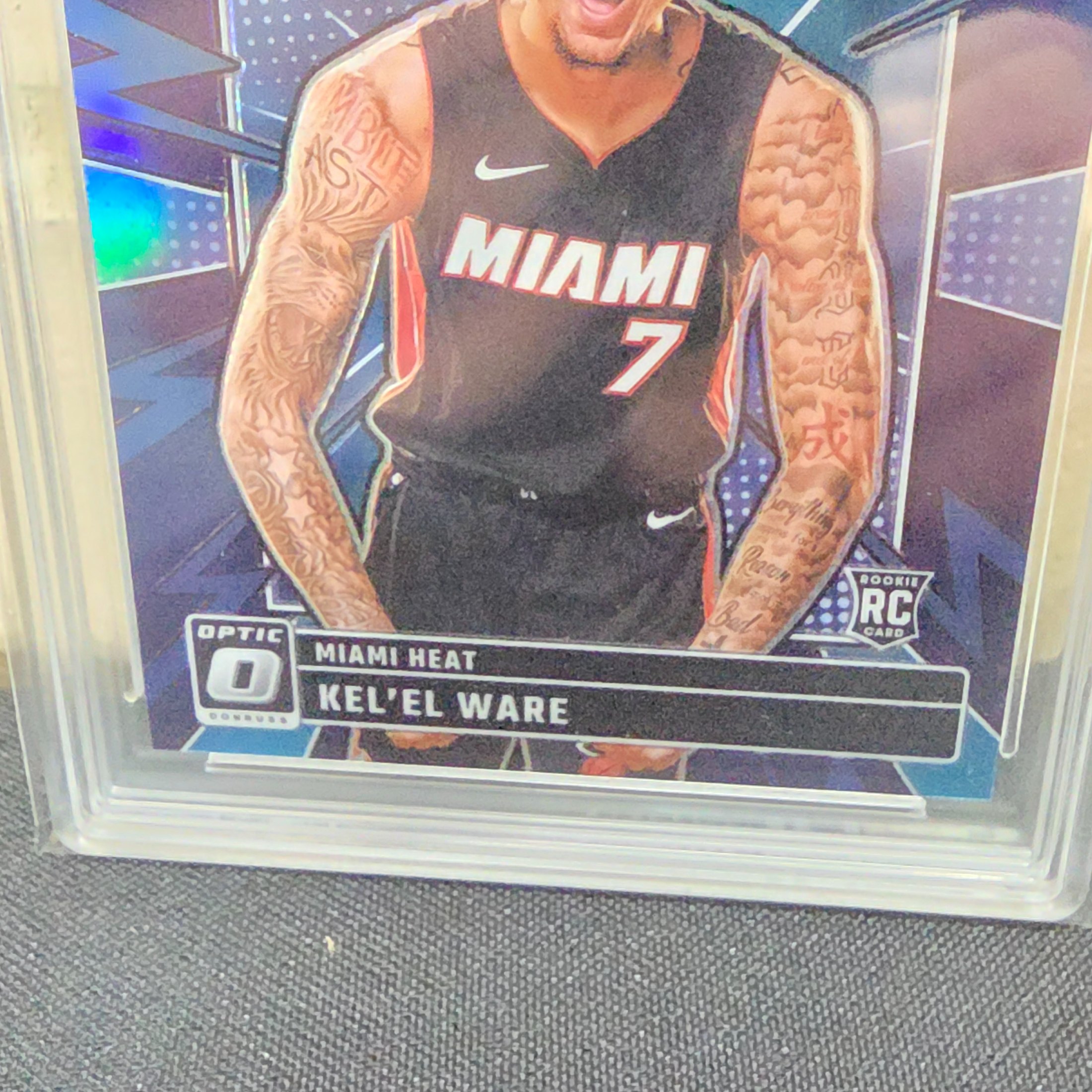 A 2025 Panini Donruss Optic Basketball Kel'el Ware 'My House' Rookie Card #11, graded 8.5 NM/MT+ by TCG Grading. - View 3