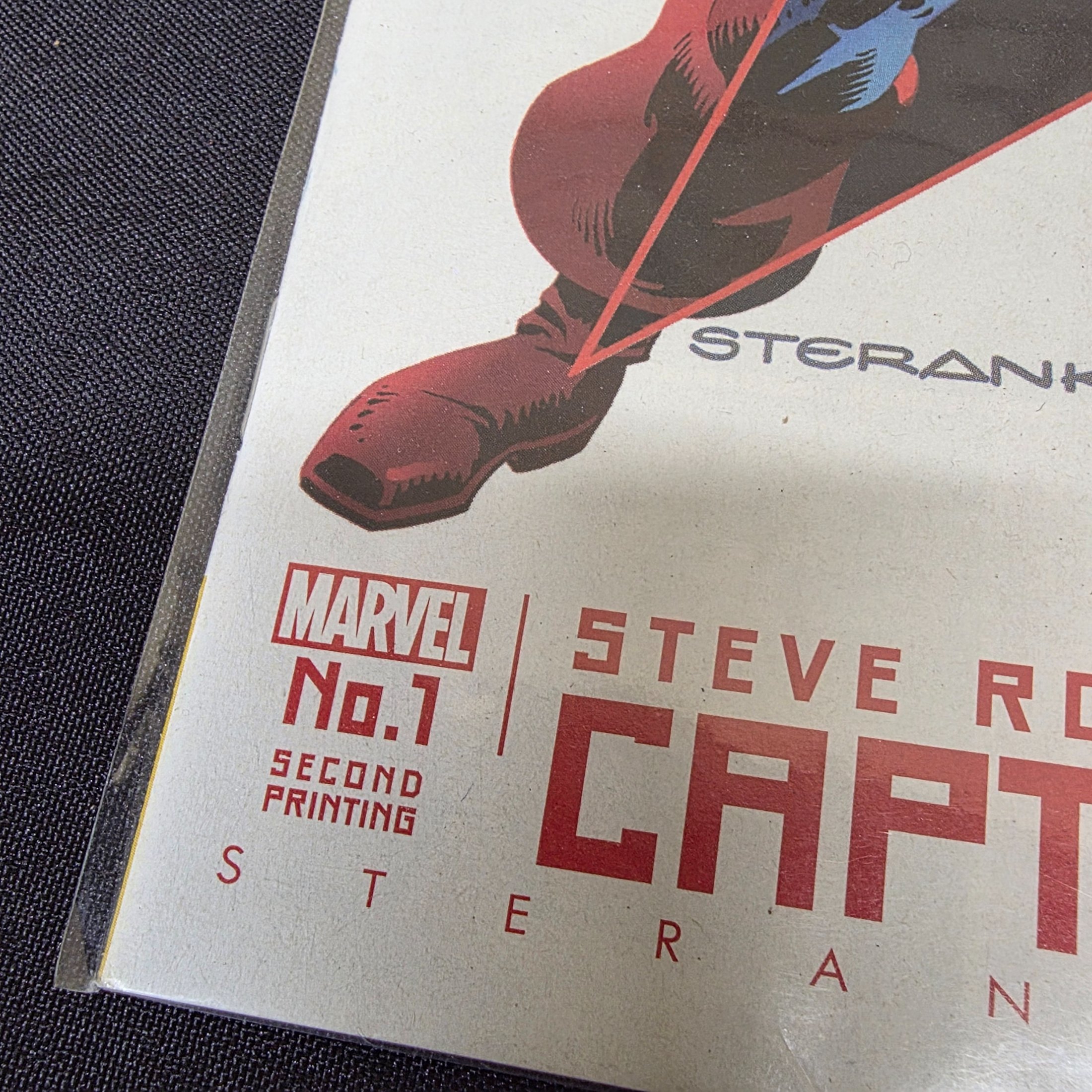 Marvel Steve Rogers Captain America No.1 & Civil War II No.2 Steranko Variant Comic Books — Lot 178, photograph 2