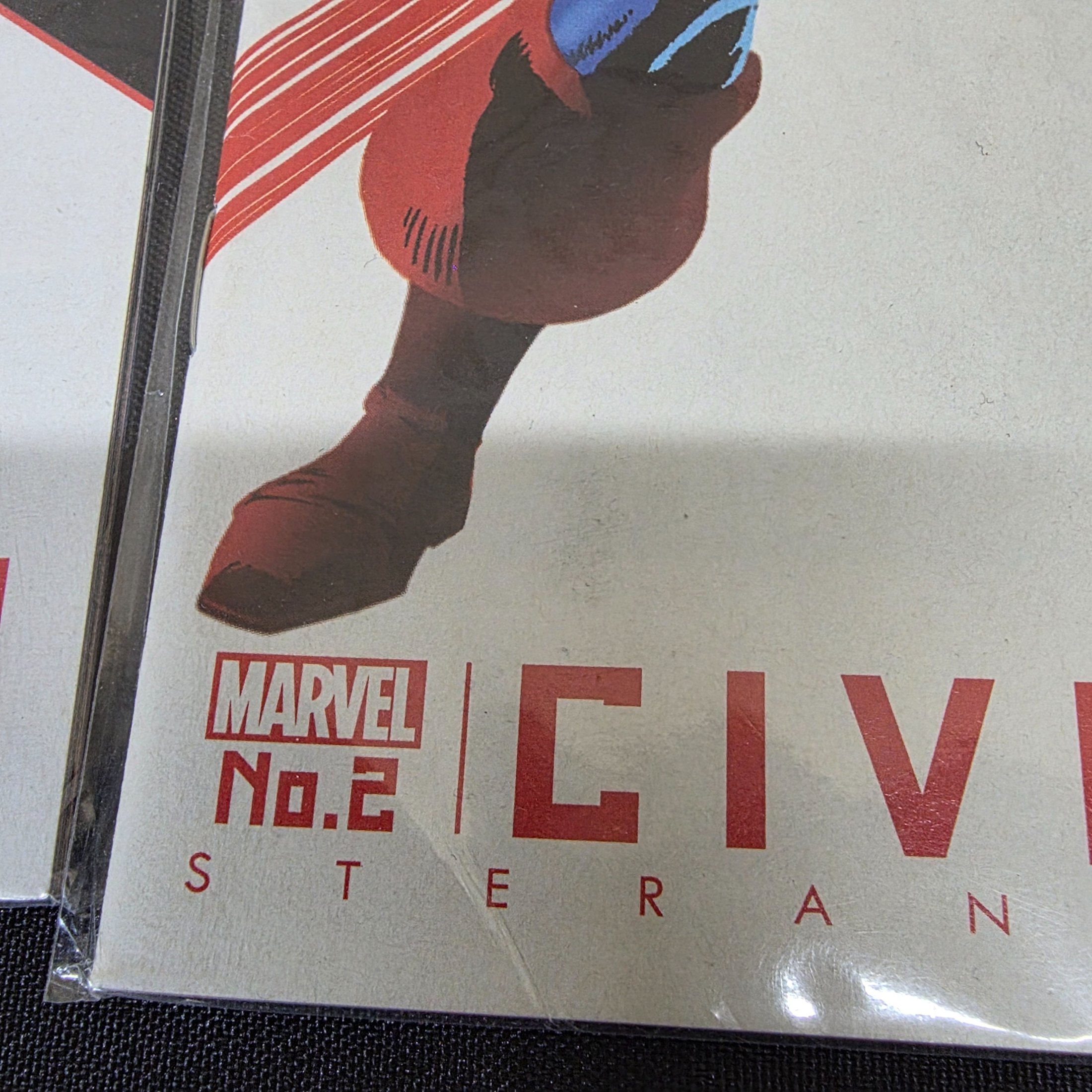 Marvel Steve Rogers Captain America No.1 & Civil War II No.2 Steranko Variant Comic Books — Lot 178, photograph 3