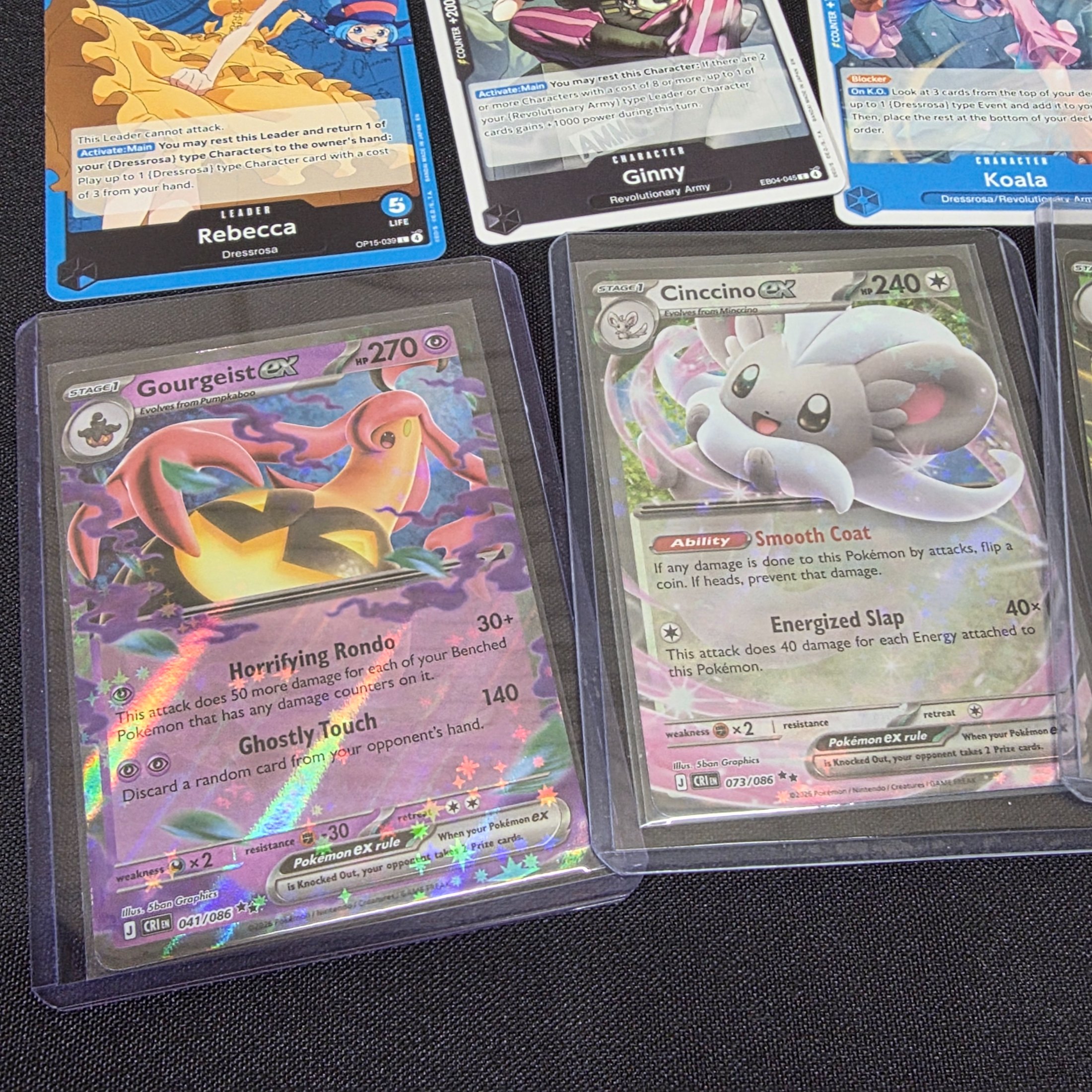 A comprehensive collection of trading card game cards, featuring popular titles such as Pokémon, Digimon, and One Piece, suitable for collectors and players. - View 2