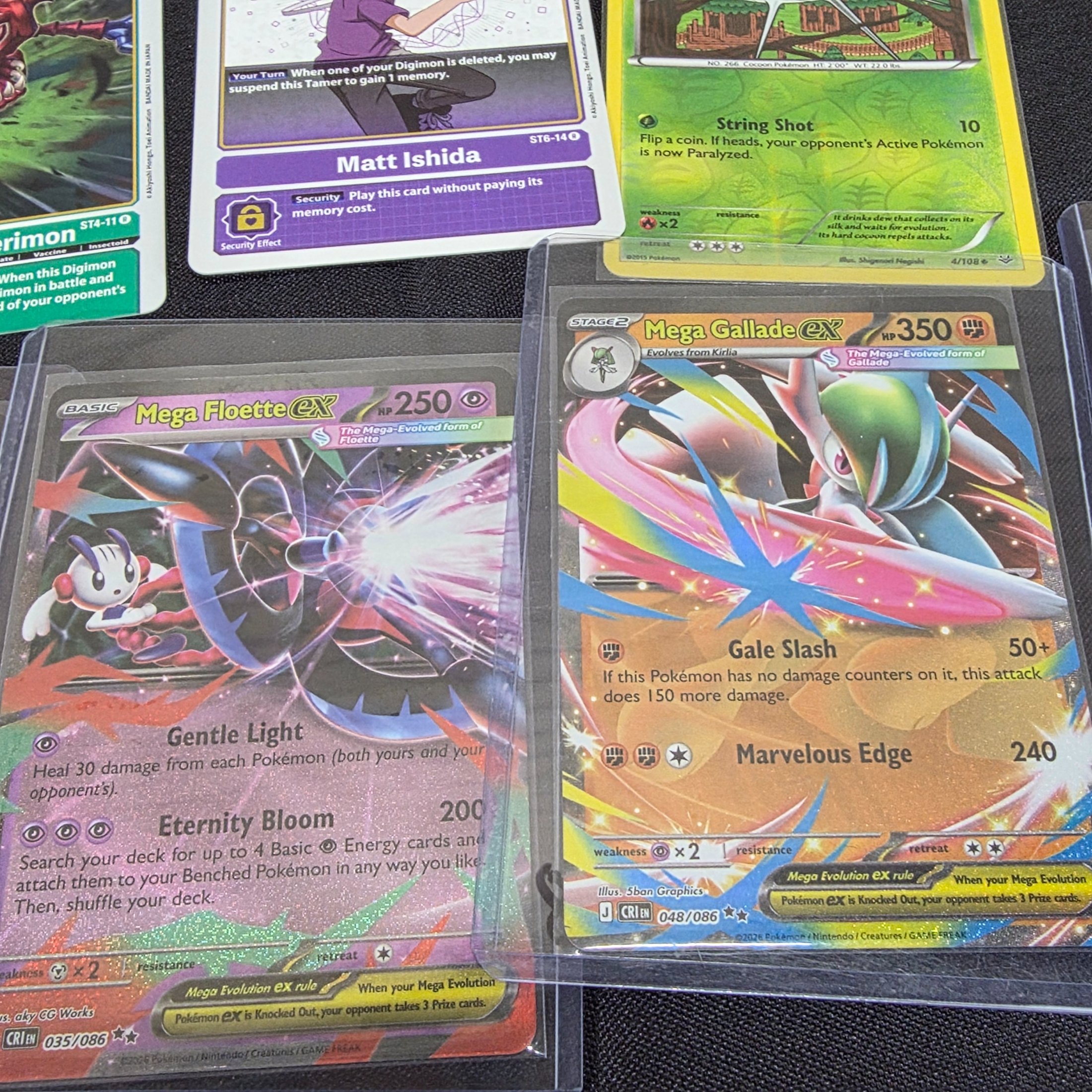 A comprehensive collection of trading card game cards, featuring popular titles such as Pokémon, Digimon, and One Piece, suitable for collectors and players. - View 4