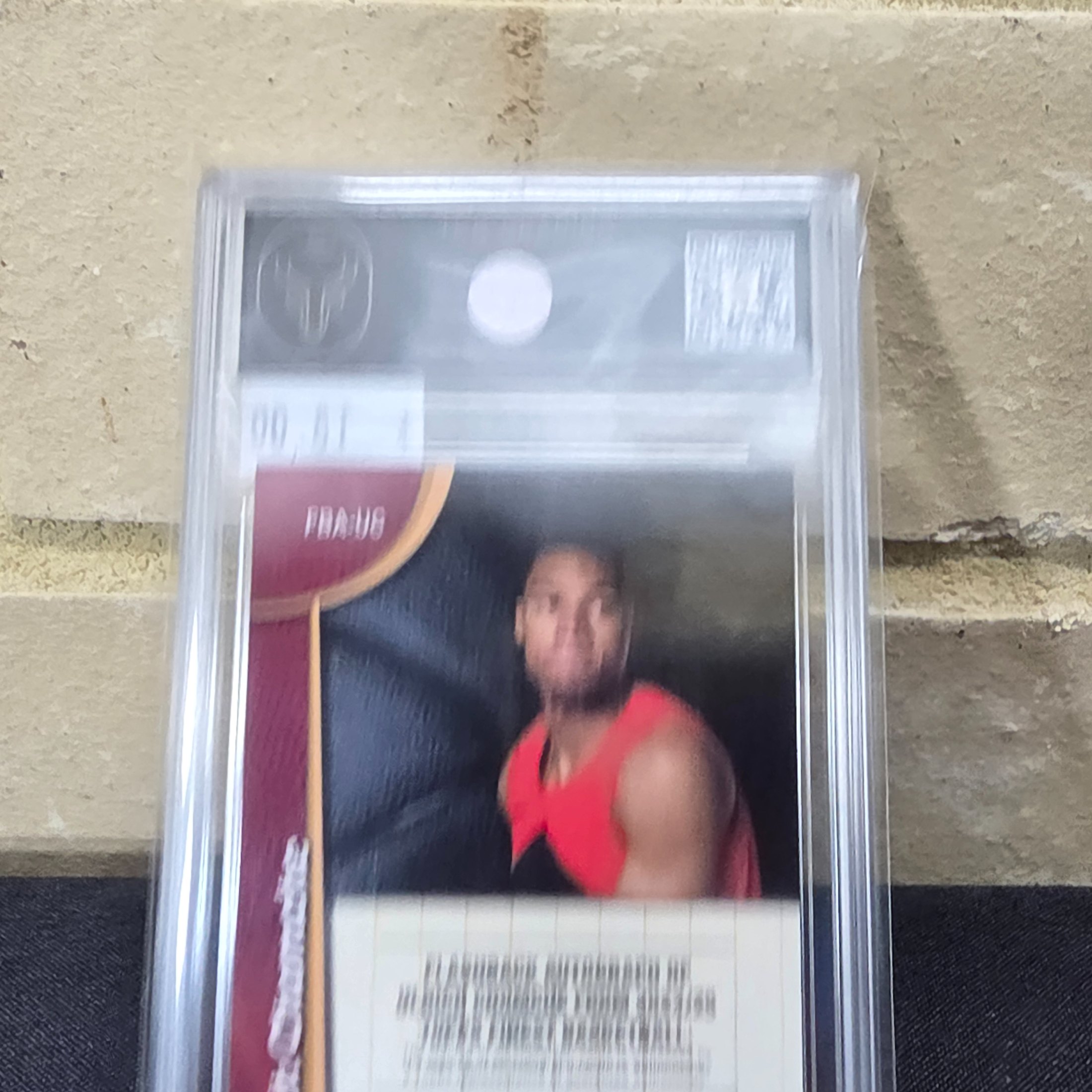 A professionally graded 2025 Topps Finest NBA basketball trading card featuring Ulrich Chomche, numbered 54 of 99, with a Flashback Autograph and a Blue Parallel, encapsulated by TCG Grading with a grade of 8.5 NM/MT-. - View 3