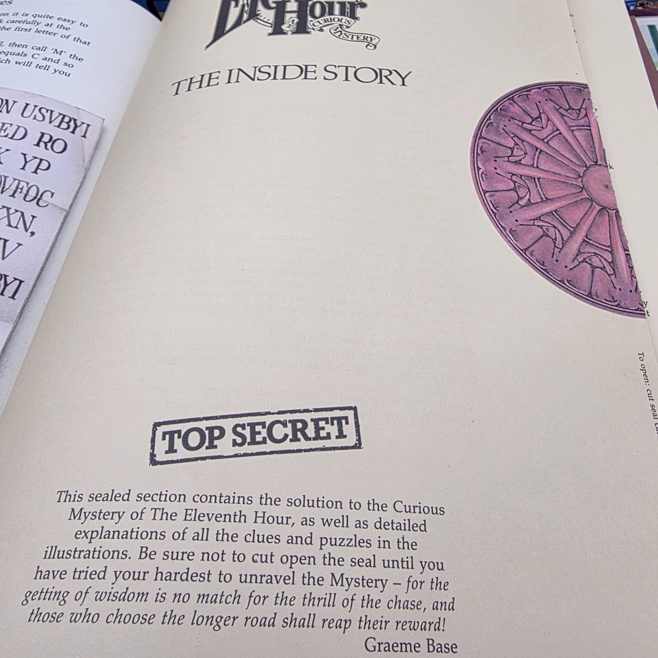 A collection of three hardcover children's books by Graeme Base: 'The Discovery of Dragons', 'The Eleventh Hour Curious Mystery', and 'Animalia', featuring intricate illustrations. - View 6