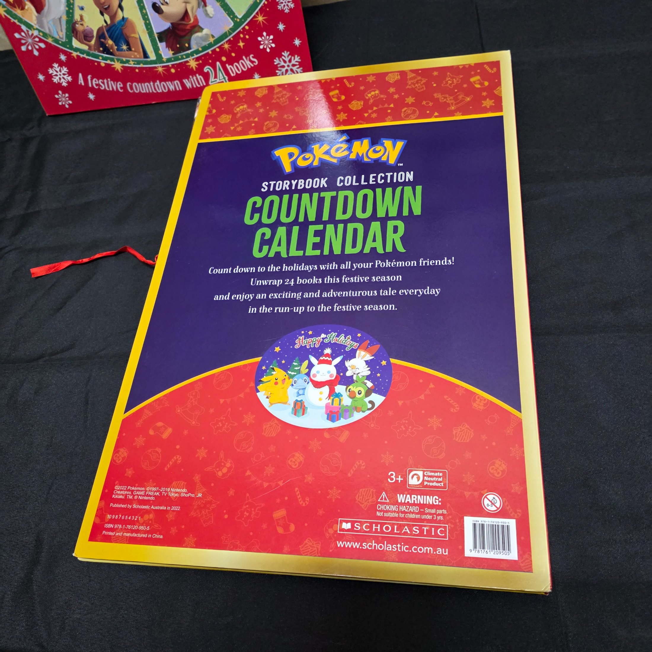Lot of Children's Pokemon & Disney Christmas Countdown Calendars and Activity Book — Lot 044, photograph 4