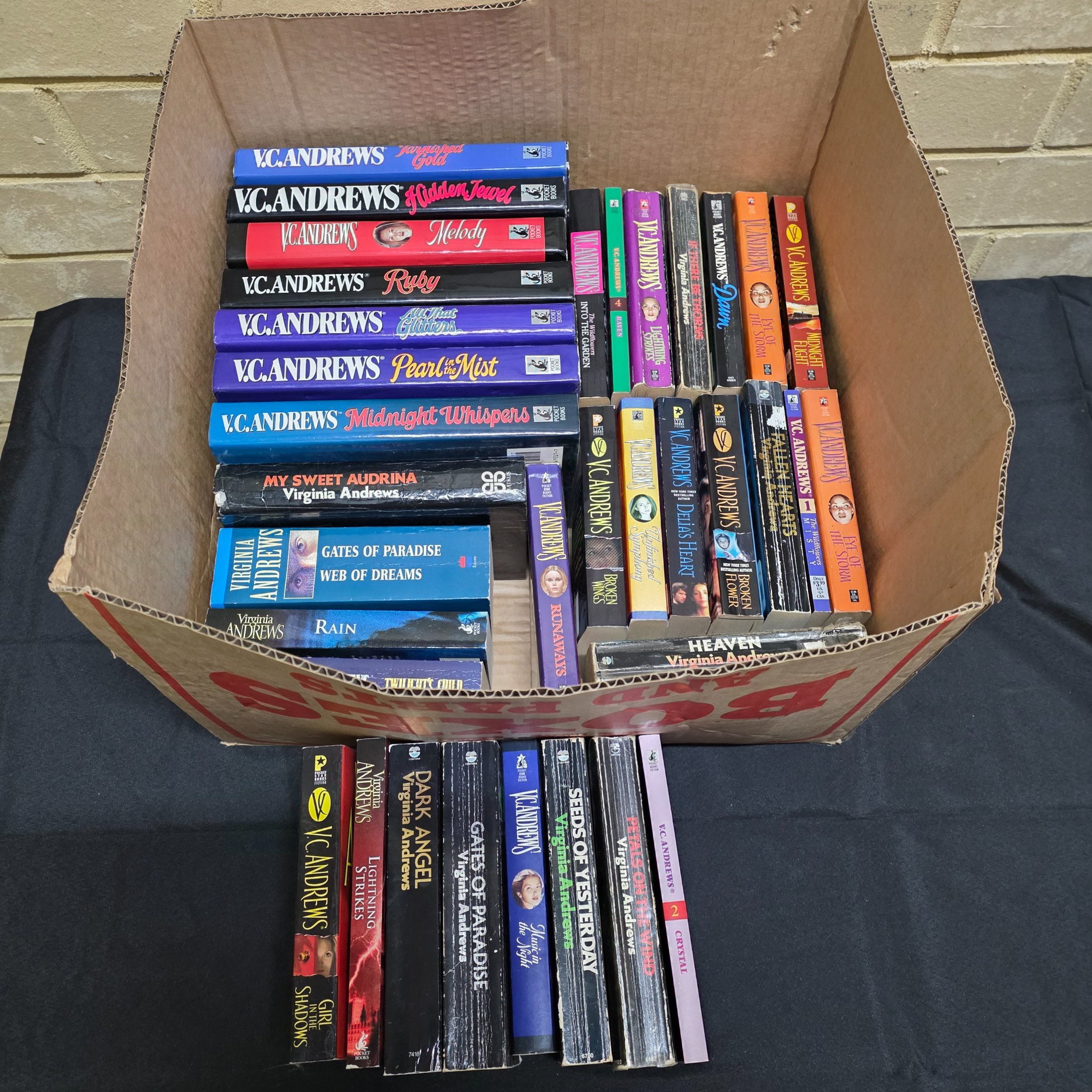 Lot of V.C. Andrews Hardcover & Paperback Books — Lot 053, photograph 1