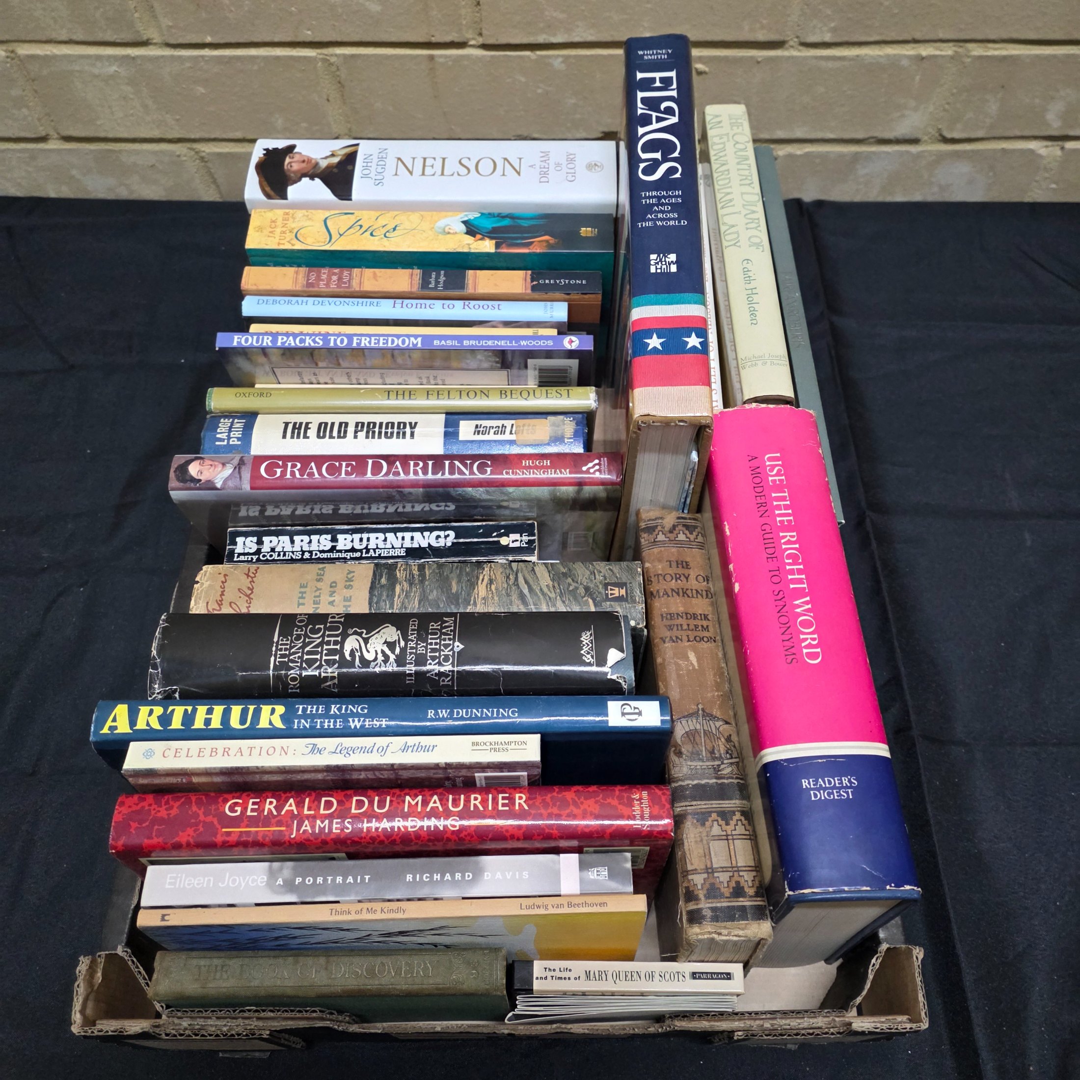 One Box of Assorted Vintage and Modern Non-fiction Books — Lot 056, photograph 1