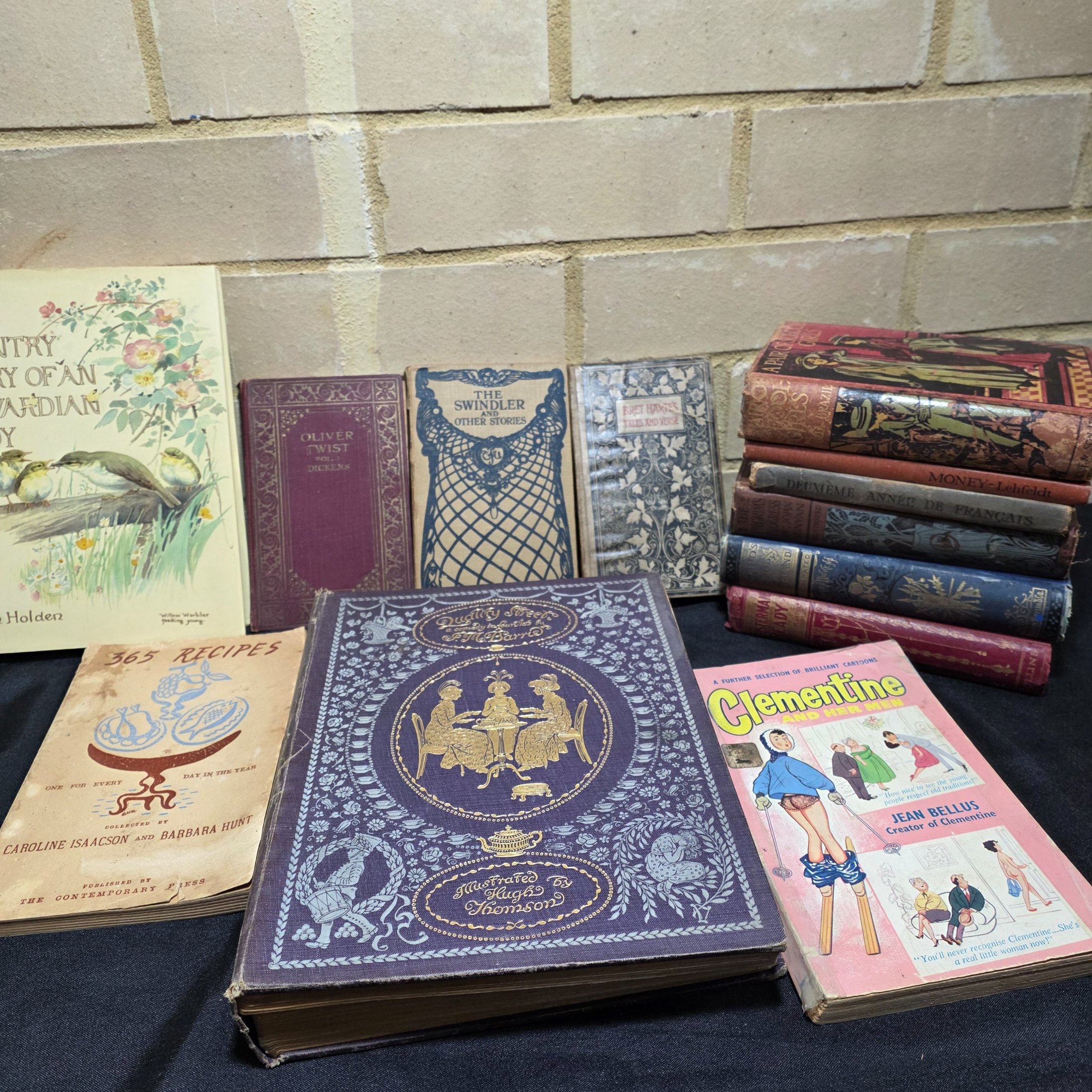 Lot of Assorted Vintage and Antiquarian Fiction & Non fiction Books — Lot 137, photograph 1