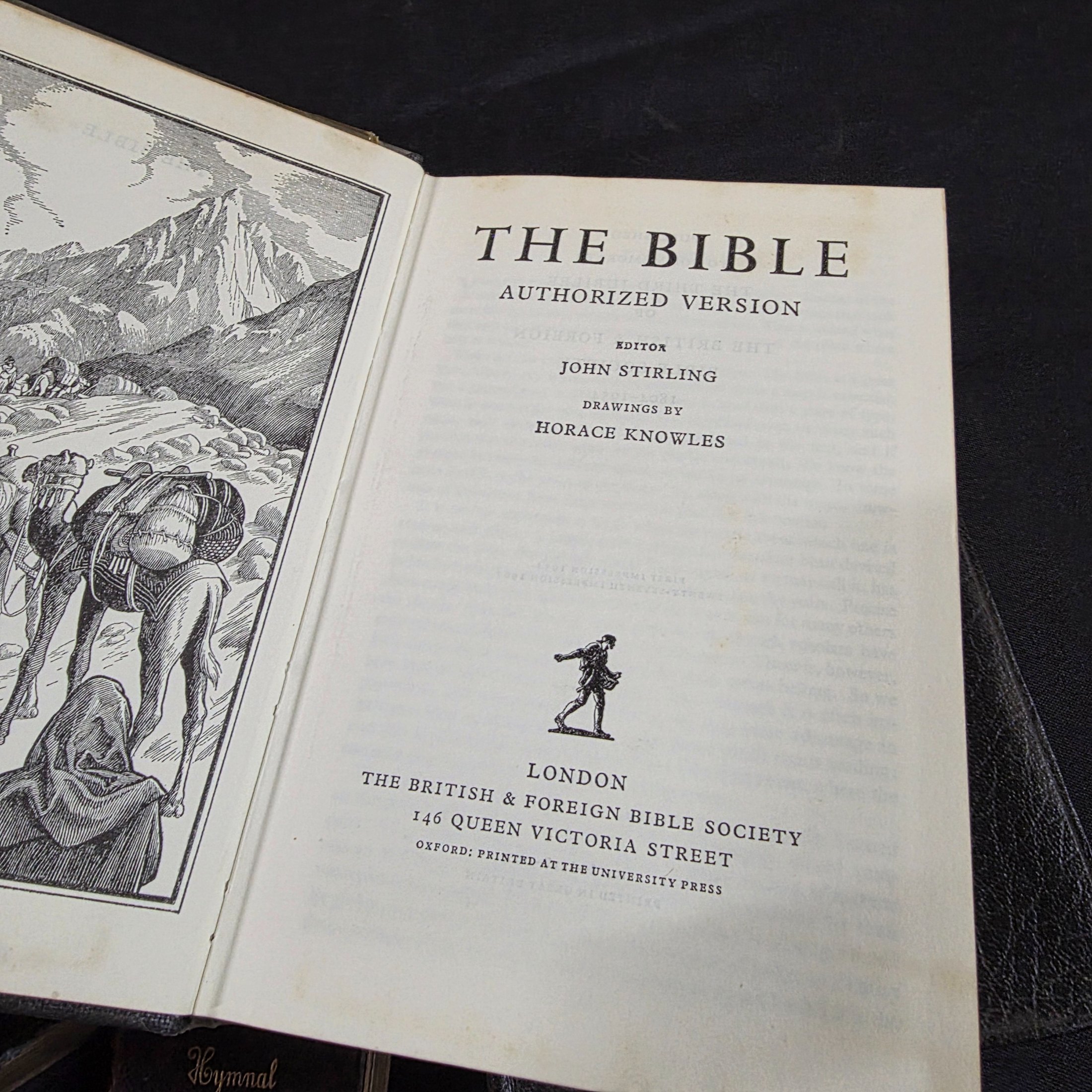 Lot of Four Vintage Religious Texts: Holy Bibles and Hymnal Companion — Lot 139, photograph 7