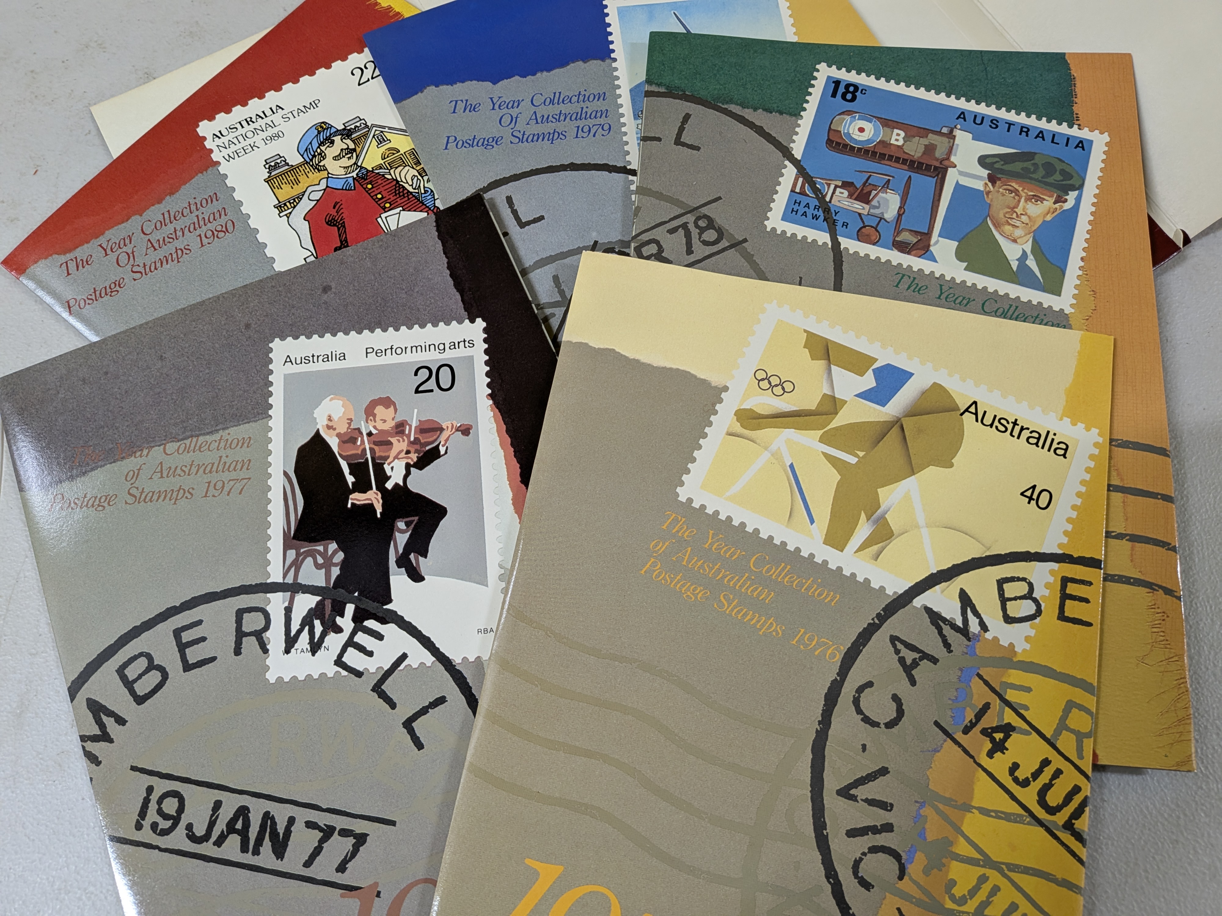 The Year Collections Of Australian Postage Stamps 1976-1980 — Lot 080, photograph 6