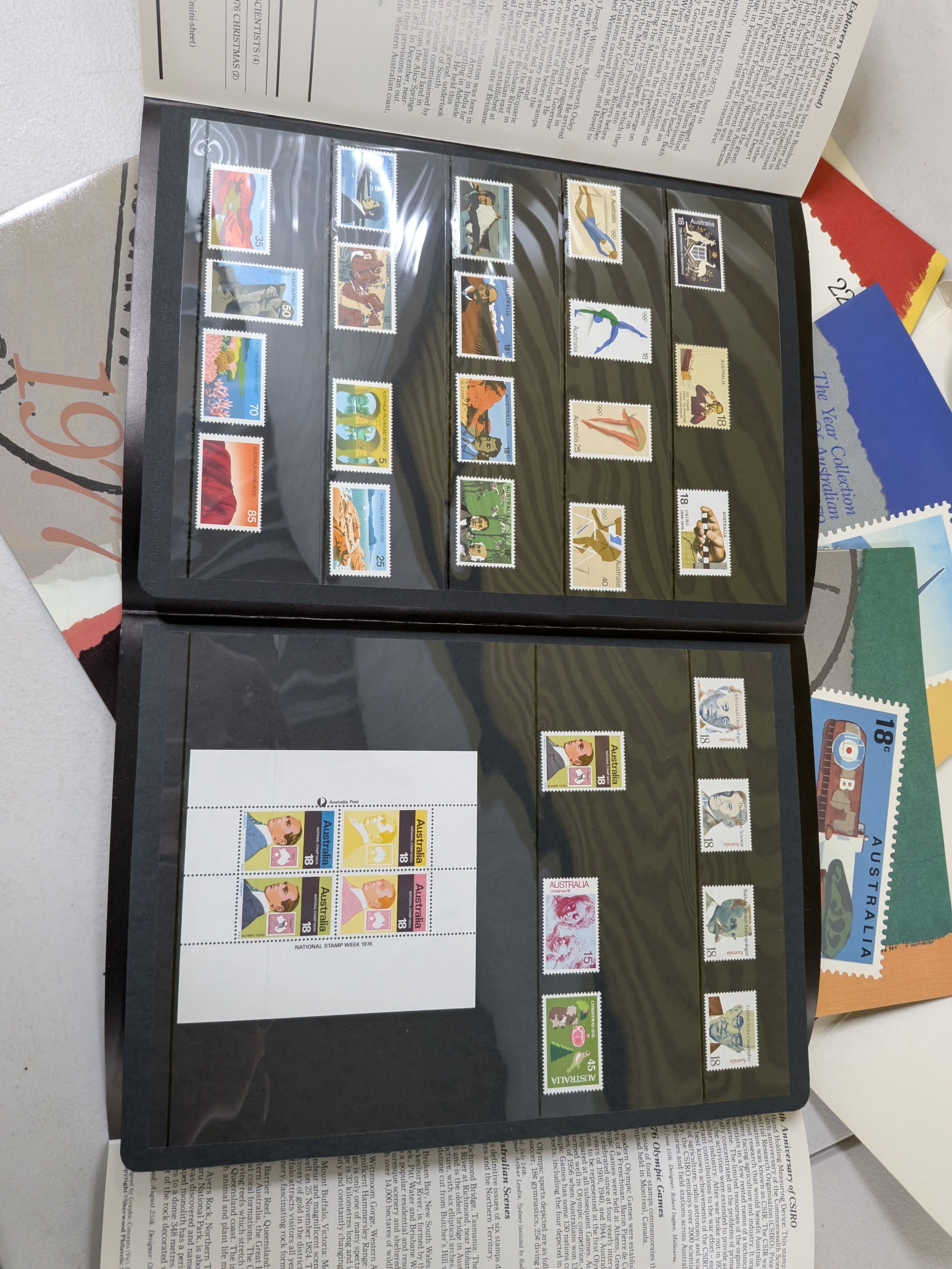 The Year Collections Of Australian Postage Stamps 1976-1980 — Lot 080, photograph 7