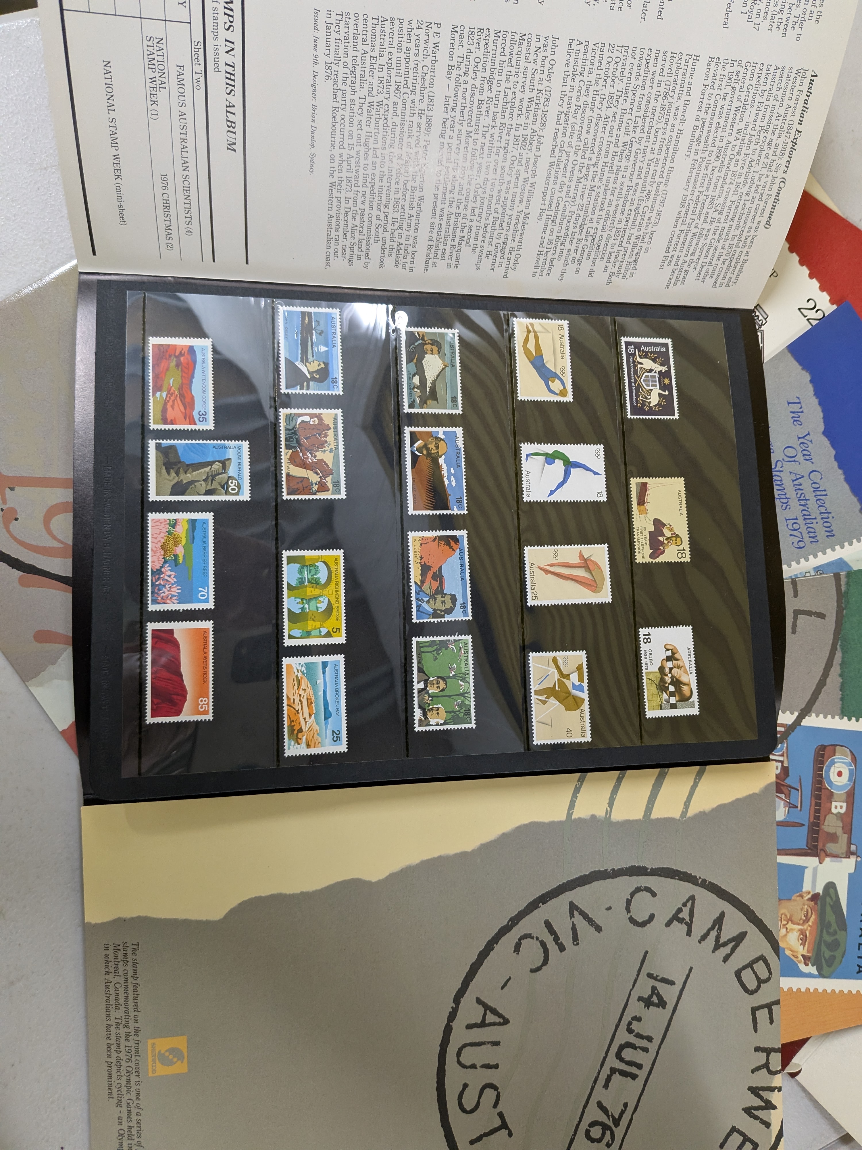 The Year Collections Of Australian Postage Stamps 1976-1980 — Lot 080, photograph 8