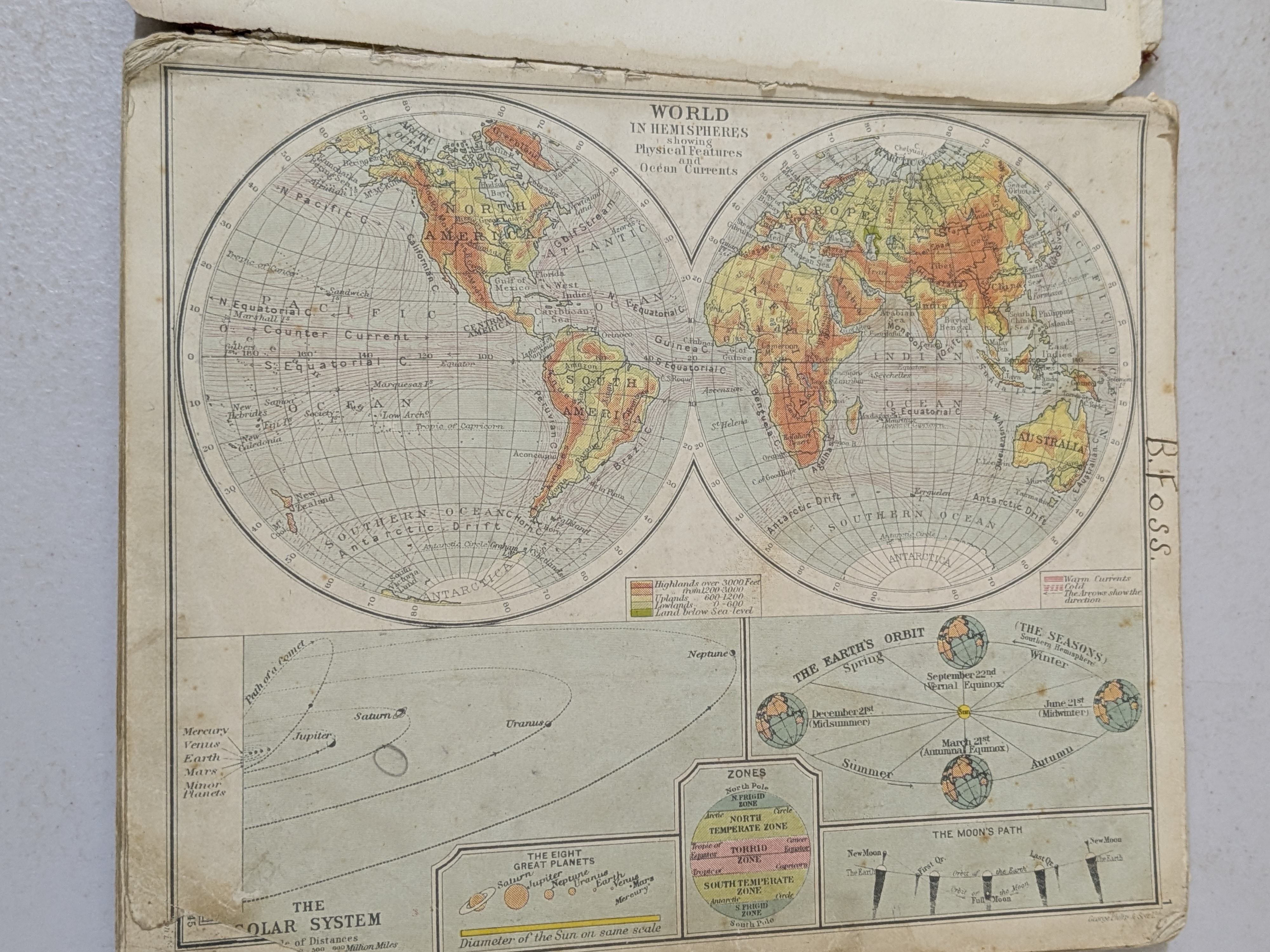 Vintage Philips' Commonwealth Atlas with Australian State & Territory Maps — Lot 102, photograph 4