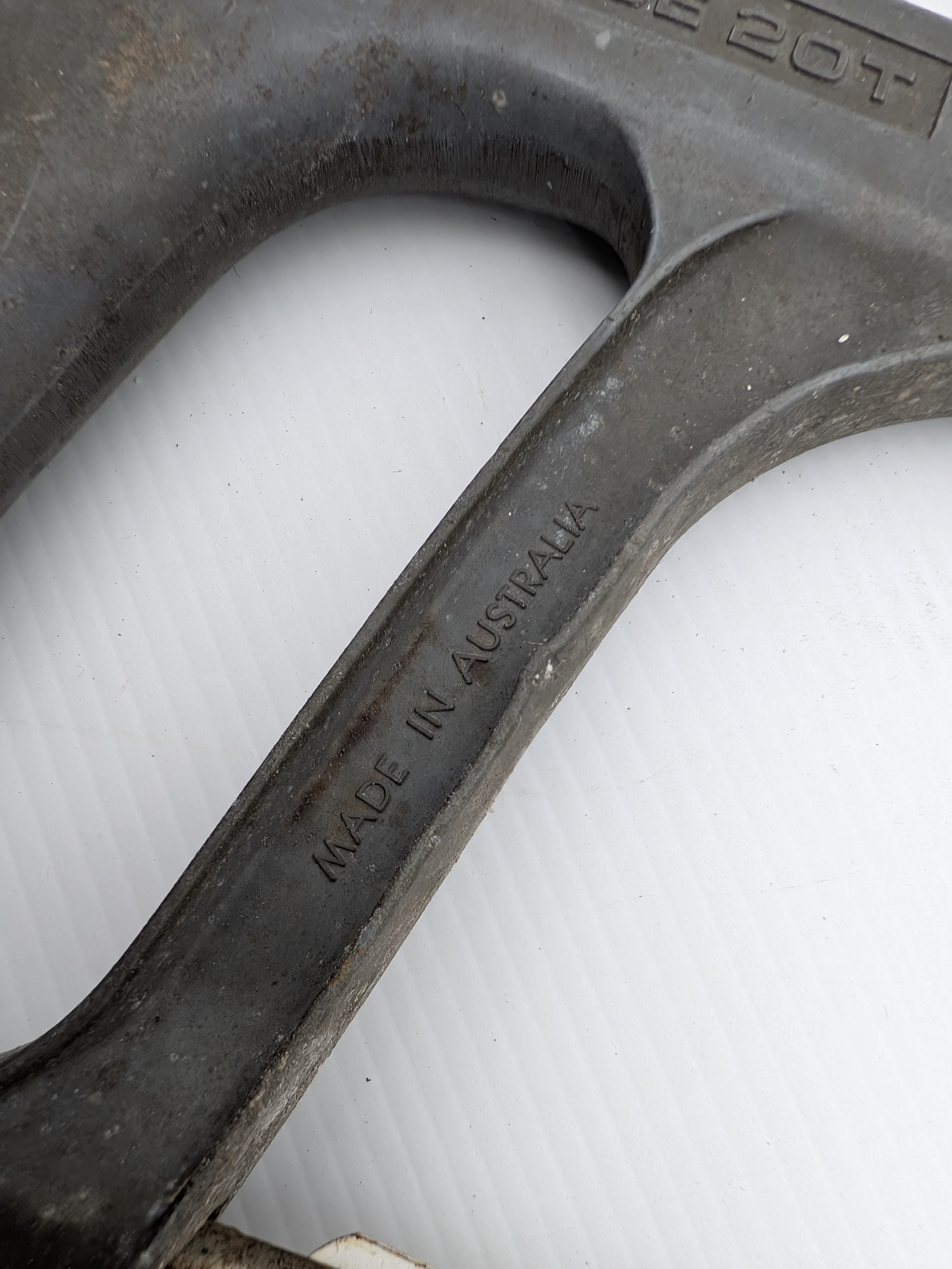 A collection of vintage Australian hand tools, including an Eclipse hacksaw, a bow saw, and a Wiltshire file, all showing significant signs of age and use. - View 6