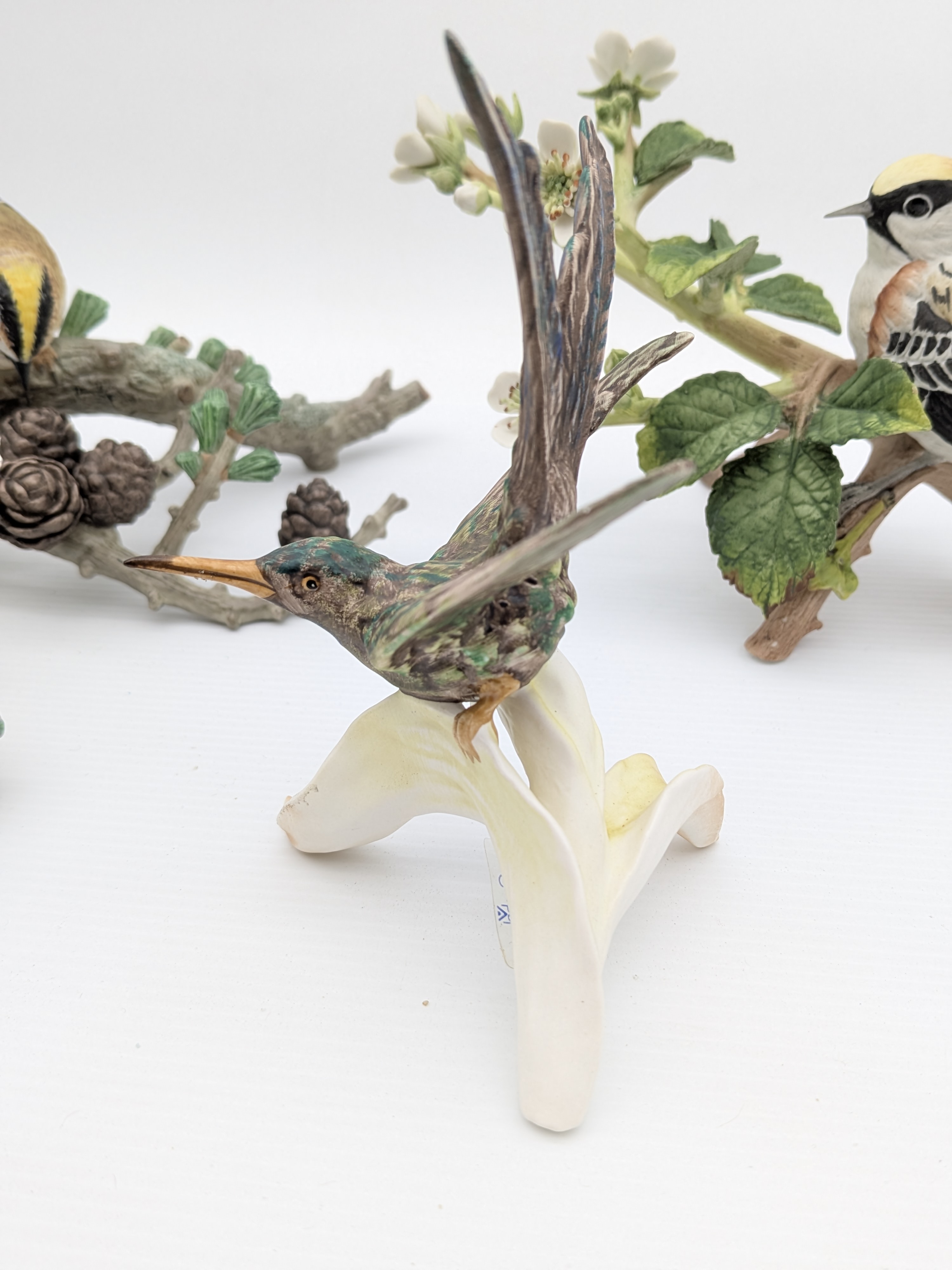 Collection of Five 1980's German & Japanese Porcelain Bird Figurines — Lot 051, photograph 6